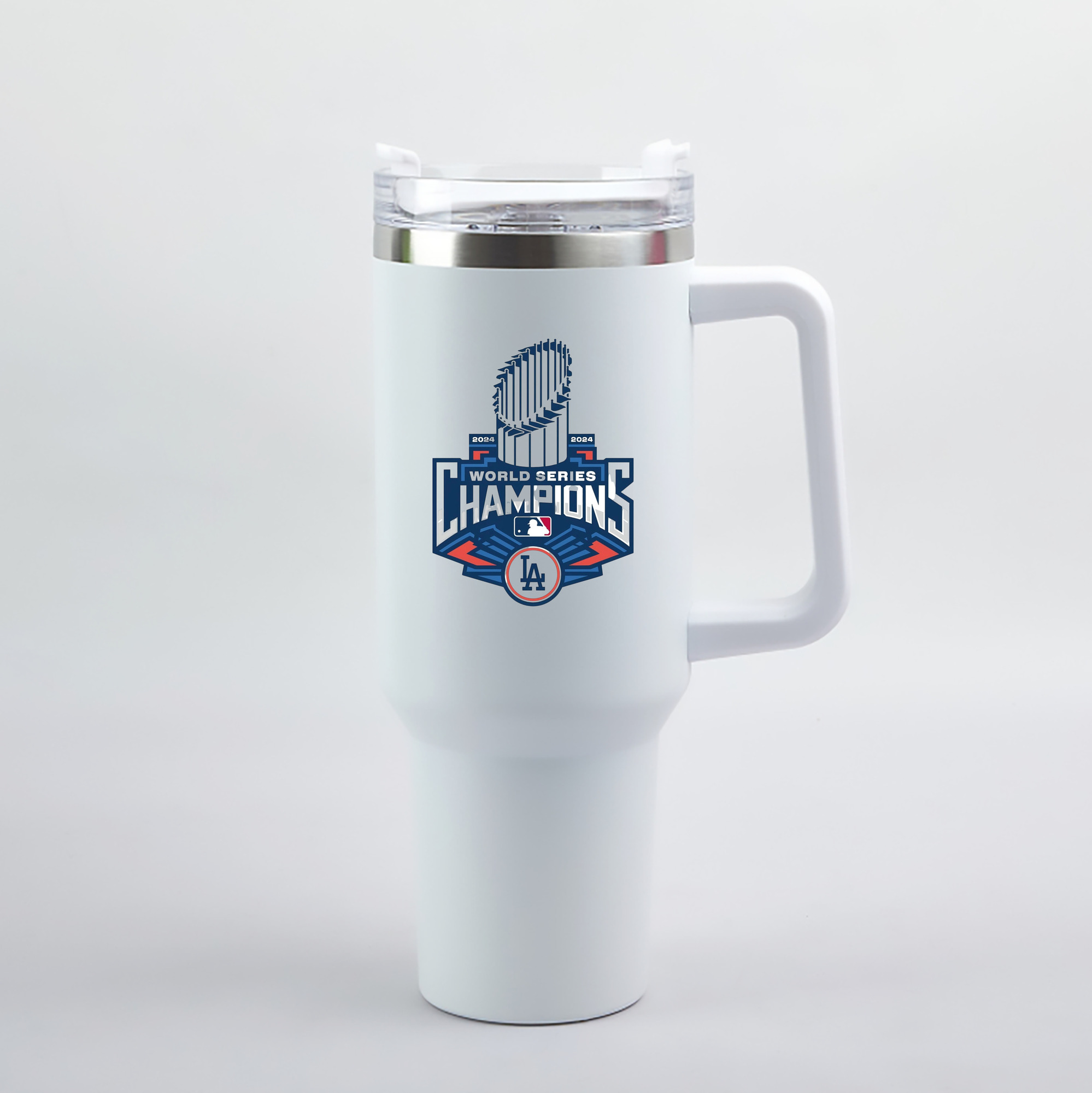  40oz Handle Car Tumbler – Durable Stainless Steel Travel Mug With UV Print – Double Wall Insulated, Fits Most Car Cup Holders