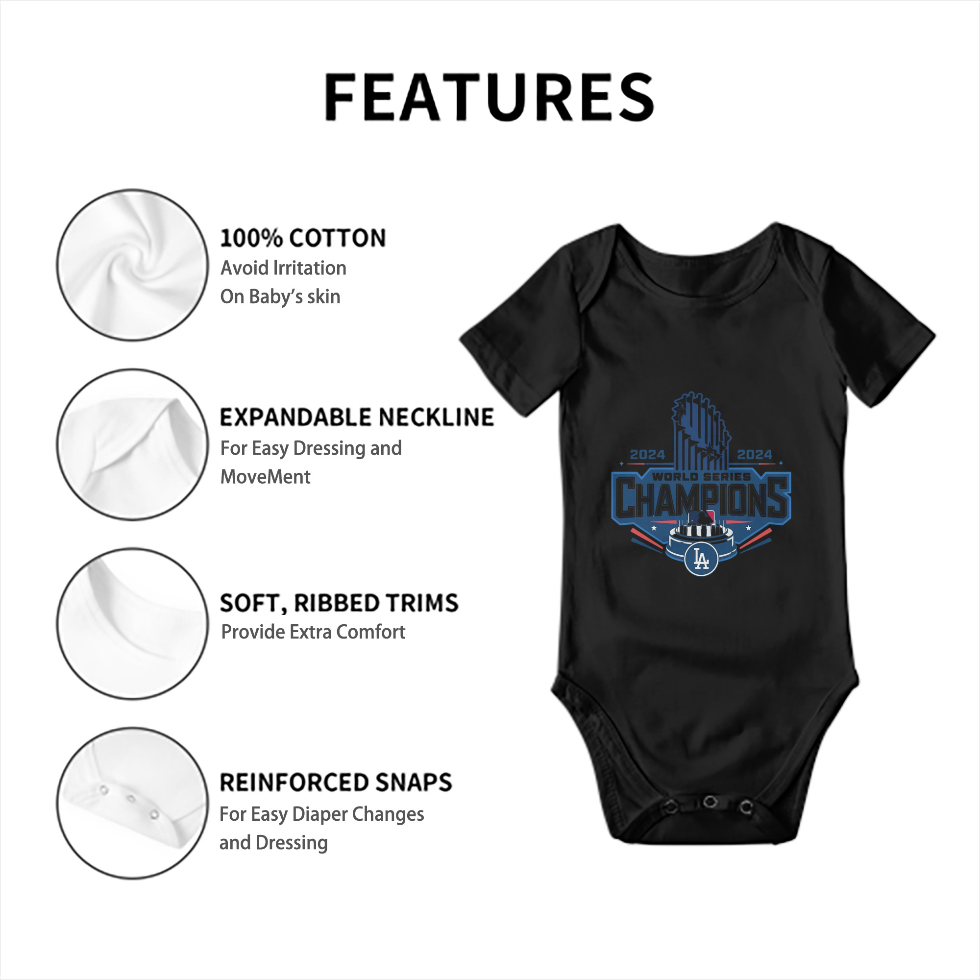  Baby Short Sleeve Romper – 100% Cotton Soft & Breathable Digital Print Onesie With Easy Snap Closure And Envelope Shoulder – Comfortable For Daily Wear & Travel