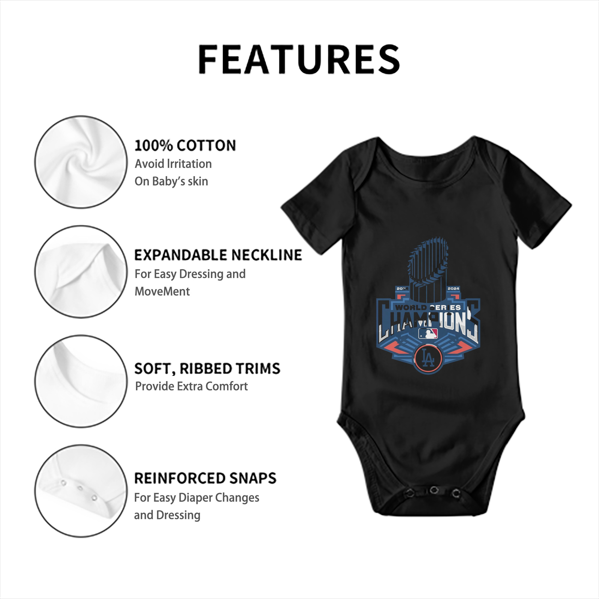  Baby Short Sleeve Romper – 100% Cotton Soft & Breathable Digital Print Onesie With Easy Snap Closure And Envelope Shoulder – Comfortable For Daily Wear & Travel