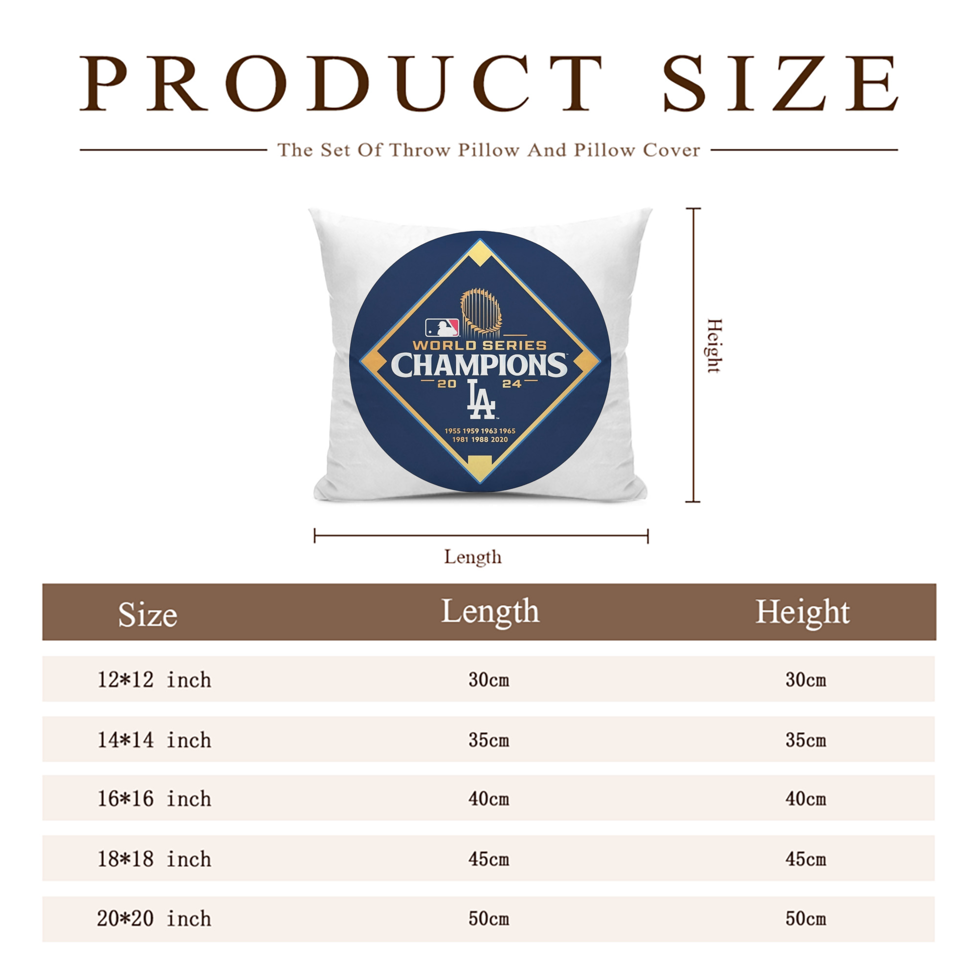  Soft Polyester Pillow Cover With Insert – Double-Sided Design, Invisible Zipper, Durable & Breathable – Easy Care Cushion Set