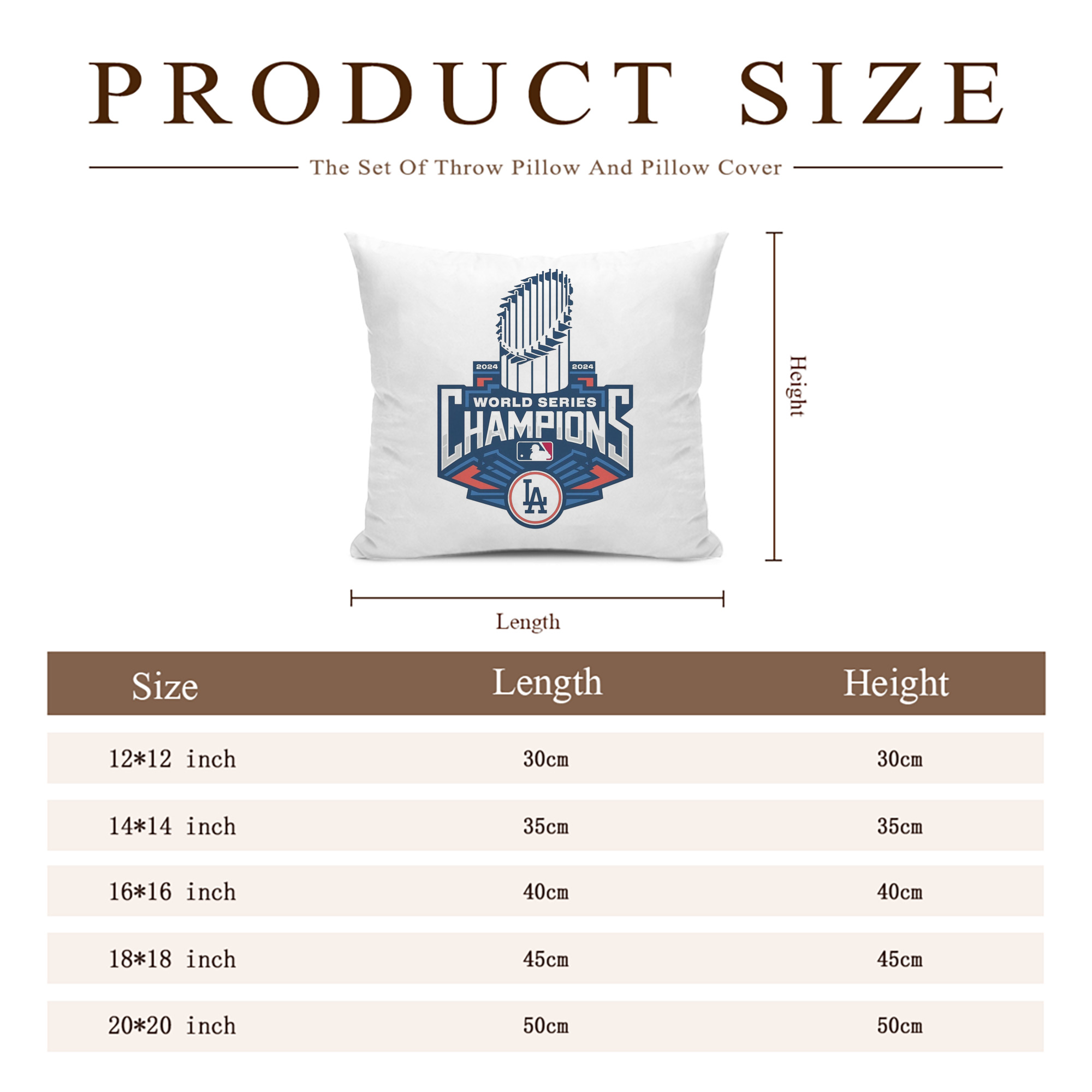  Soft Polyester Pillow Cover With Insert – Double-Sided Design, Invisible Zipper, Durable & Breathable – Easy Care Cushion Set