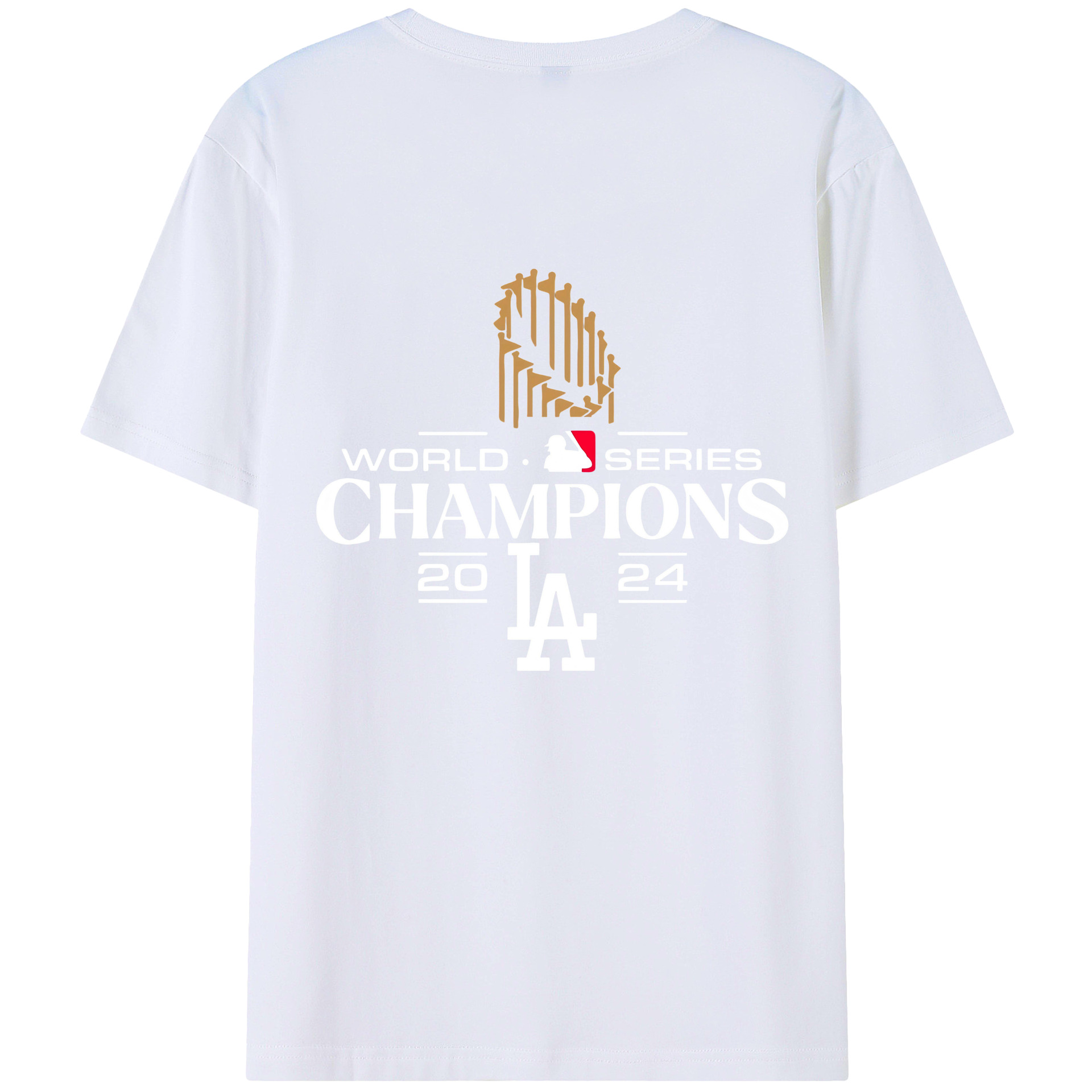  180g Combed Cotton T-Shirt With Back Heat Transfer Print – Soft, Lightweight, Fitted Design – Stylish Casual Wear For Sports & Everyday Use