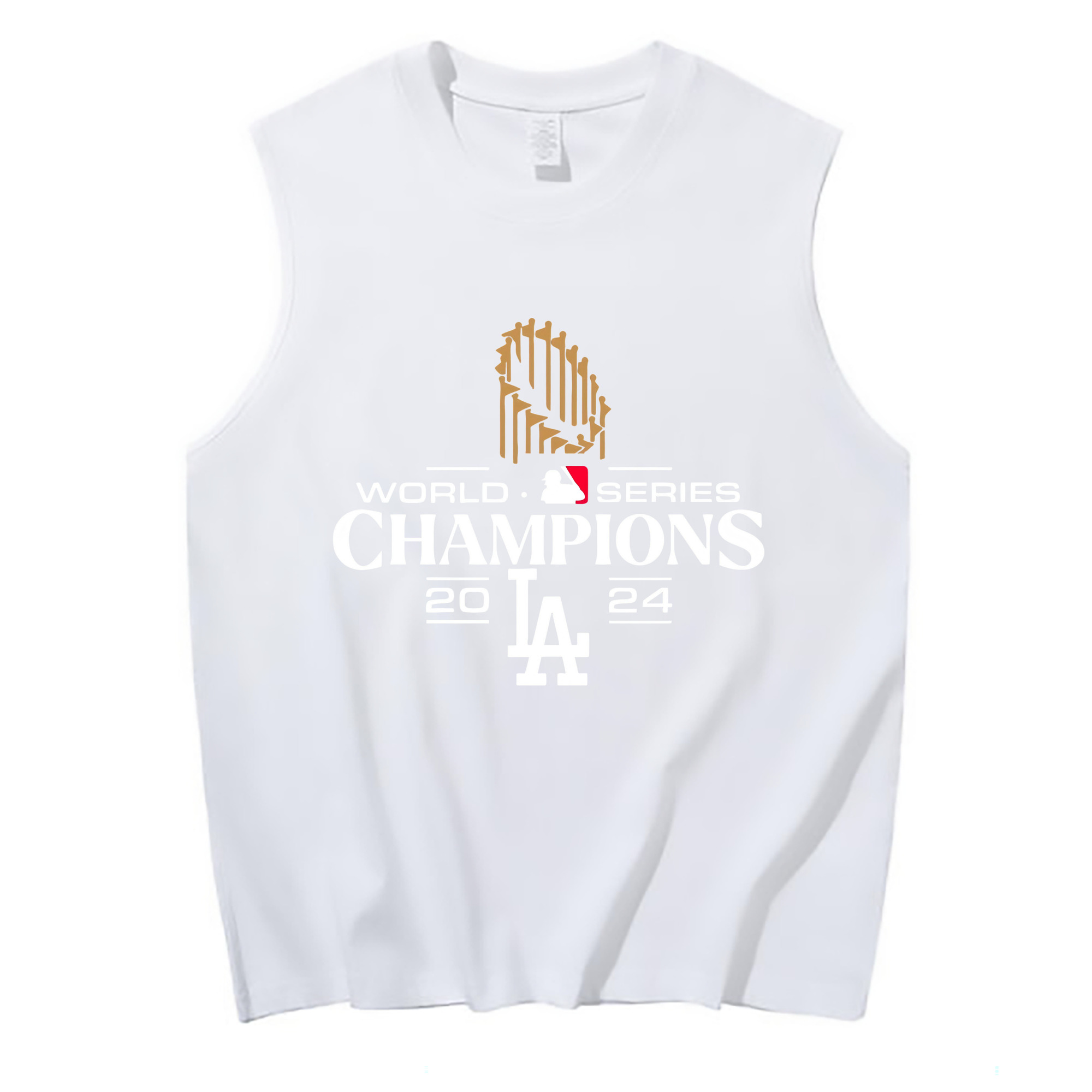  210g Combed Cotton Tank Top With Front Heat Transfer Print – Soft, Lightweight, Fitted Design – Stylish & Comfortable Casual Wear For Sports & Everyday Use