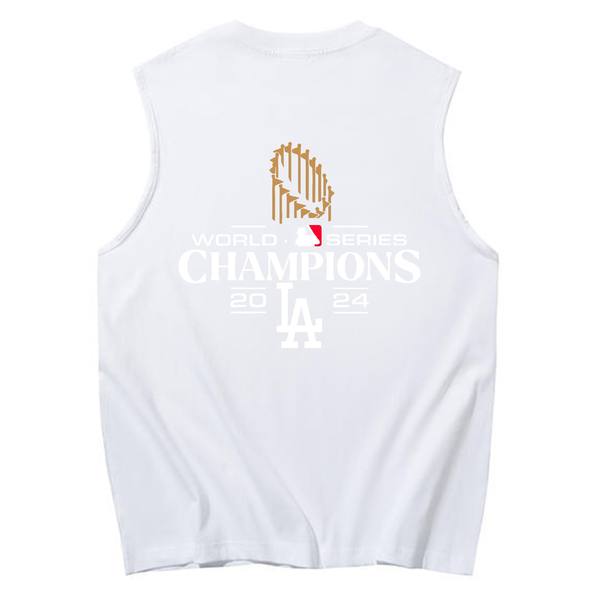  230g Pure Cotton Tank Top With Back Heat Transfer Print – Soft, Lightweight, Fitted Design – Stylish & Comfortable Casual Wear For Sports & Everyday Use