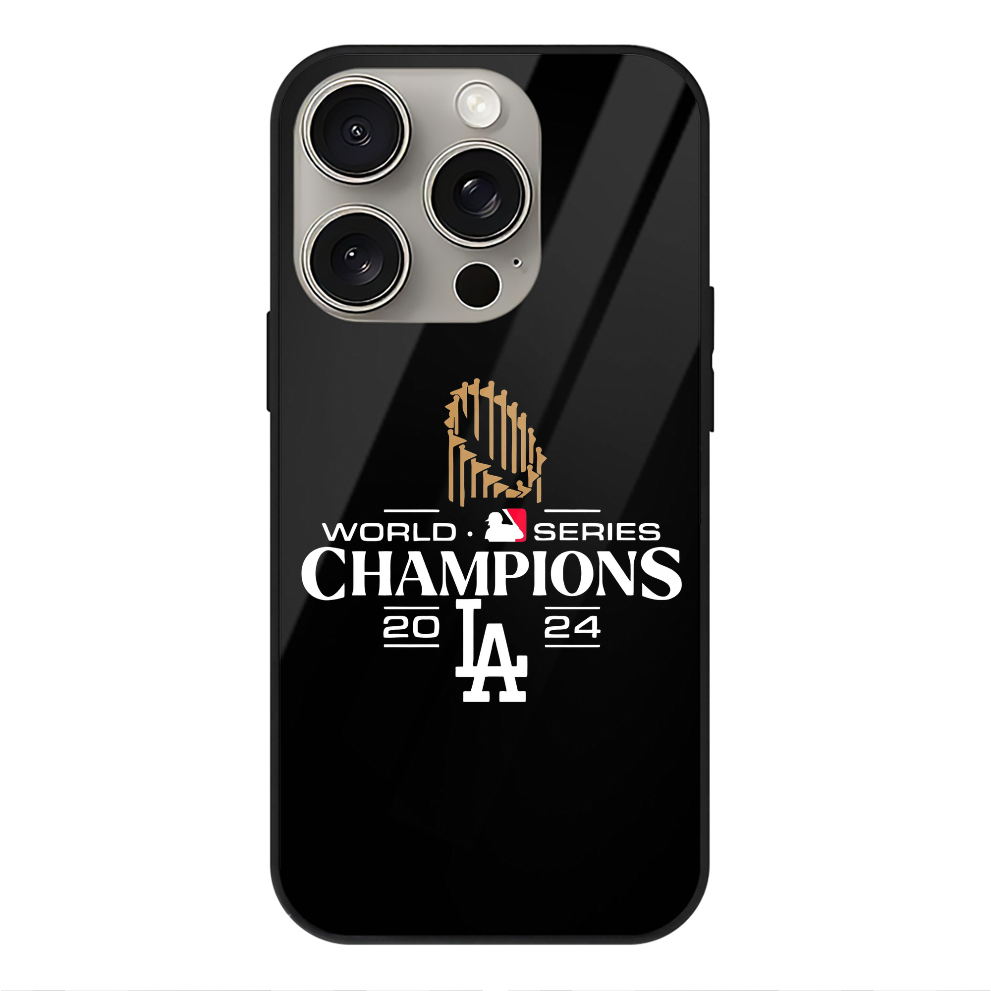  IPhone 15 Pro Mirror Phone Case – UV Printed Glass + TPU – Scratch-Resistant, Wireless Charging Compatible, Precise Fit & Stylish Design