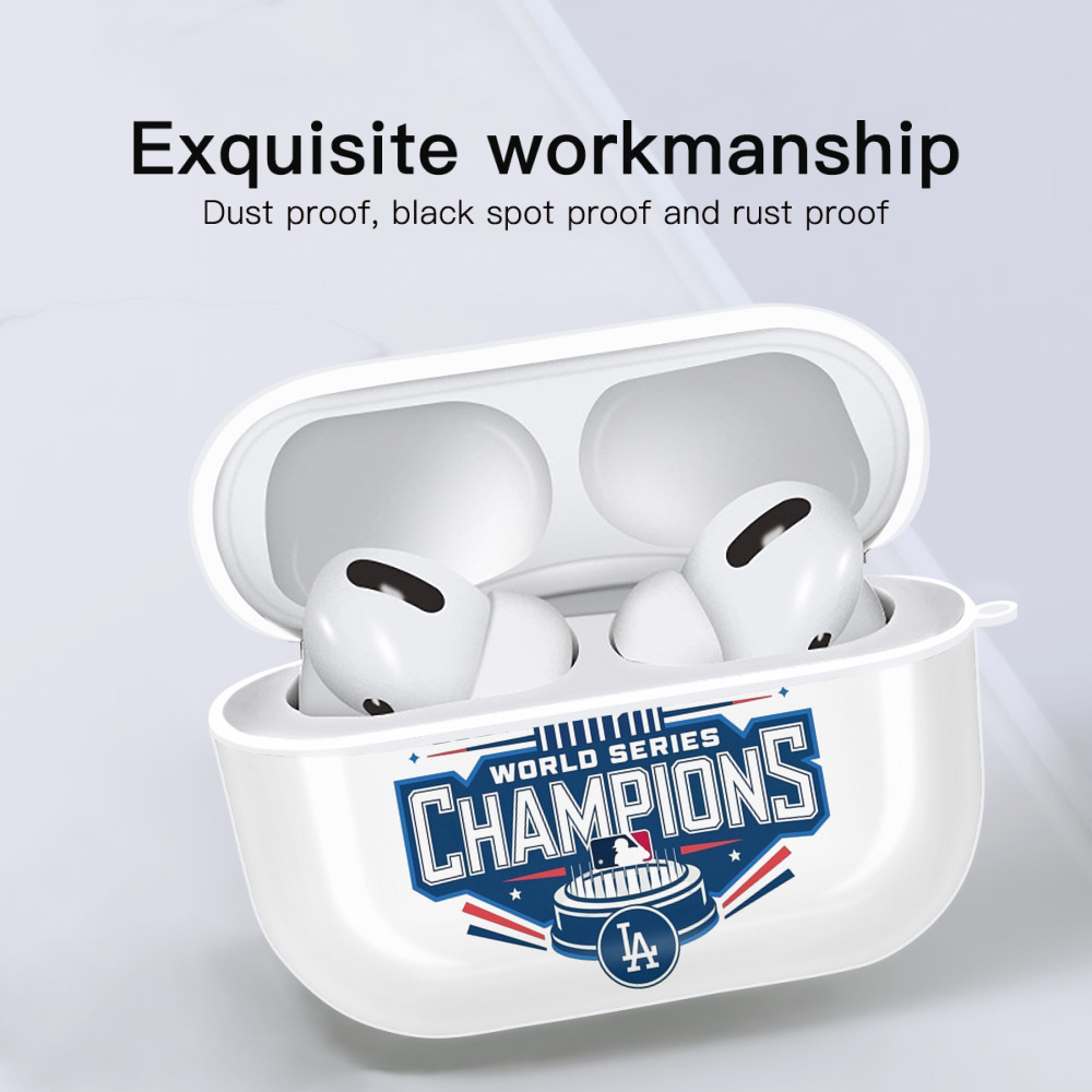  AirPods Pro Hard Case White With Keychain, Durable Flexible PC, Precise Cutouts, Anti-Fingerprint, Yellowing & Scratch Resistant, Full Protection, Washable