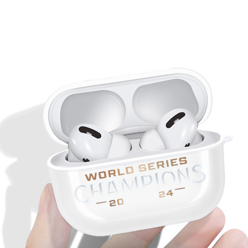  AirPods Pro Hard Case White With Keychain, Durable Flexible PC, Precise Cutouts, Anti-Fingerprint, Yellowing & Scratch Resistant, Full Protection, Washable