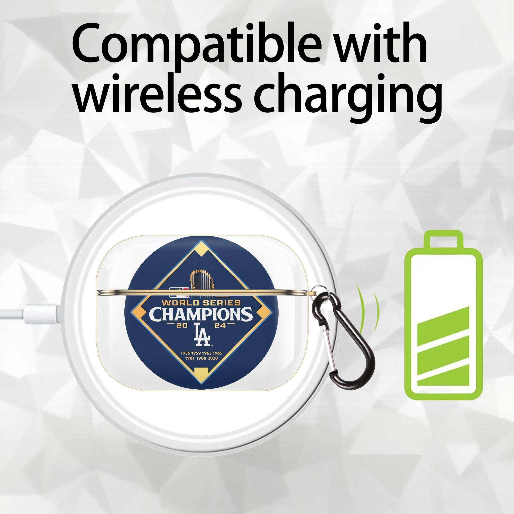  Luxury Gold AirPods Pro Case With Keychain, Flexible PC Material, Full Protection, Precise Cutouts, Anti-Fingerprint, Washable, Durable Design