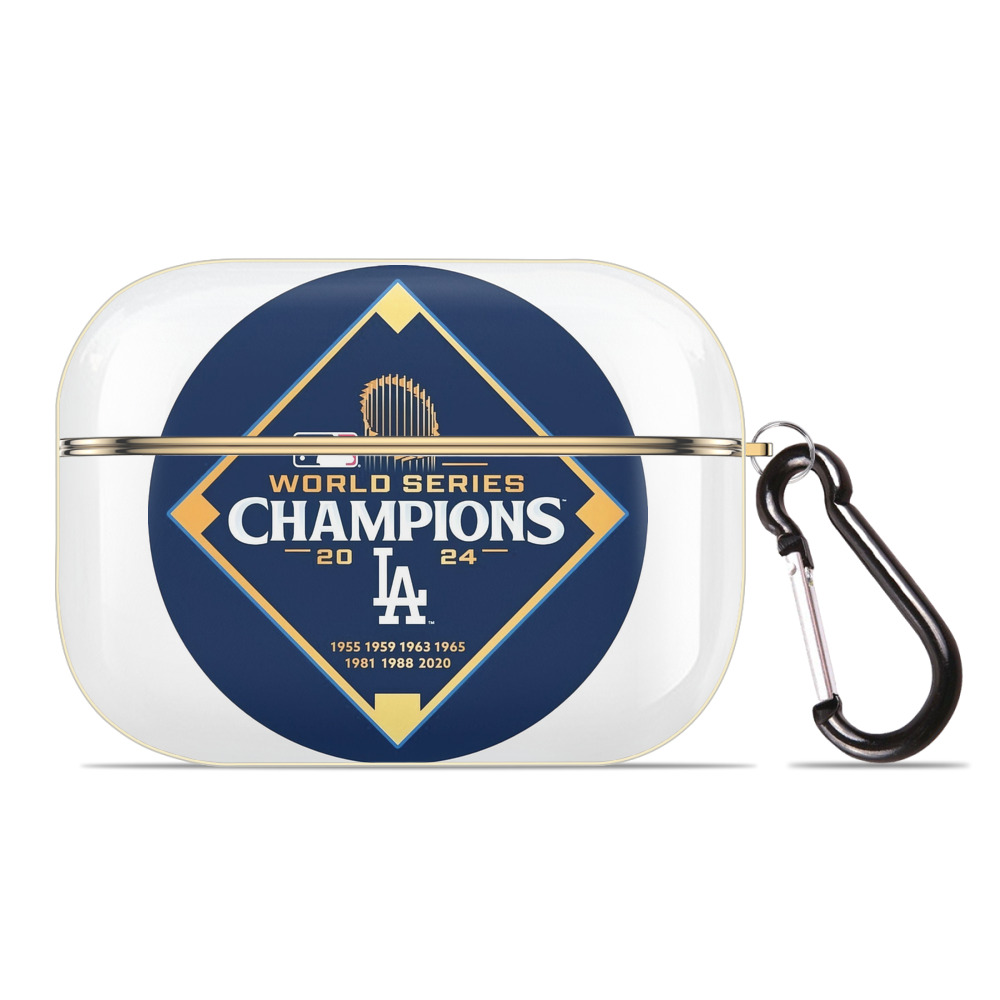  Luxury Gold AirPods Pro Case With Keychain, Flexible PC Material, Full Protection, Precise Cutouts, Anti-Fingerprint, Washable, Durable Design