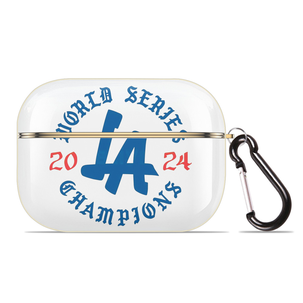  Luxury Gold AirPods Pro Case With Keychain, Flexible PC Material, Full Protection, Precise Cutouts, Anti-Fingerprint, Washable, Durable Design