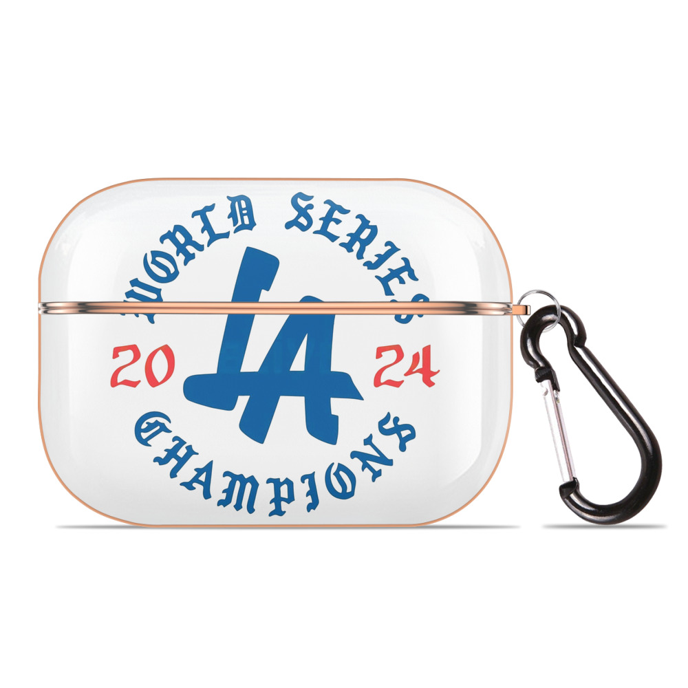  AirPods Pro Protective Case Rose Gold, Flexible PC Material, Precise Fit, Anti-Slip Cover, Full Protection, Fingerprint Resistant, Washable With Keychain