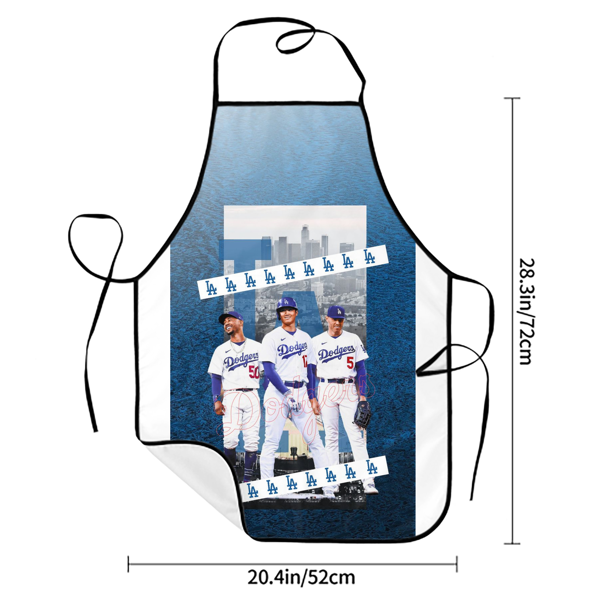  Stain-Resistant Polyester Apron With Pocket – Full Print, Waterproof, Anti-Wrinkle, Anti-Pilling – Ideal For Kitchen, BBQ, Restaurant, Salon & More