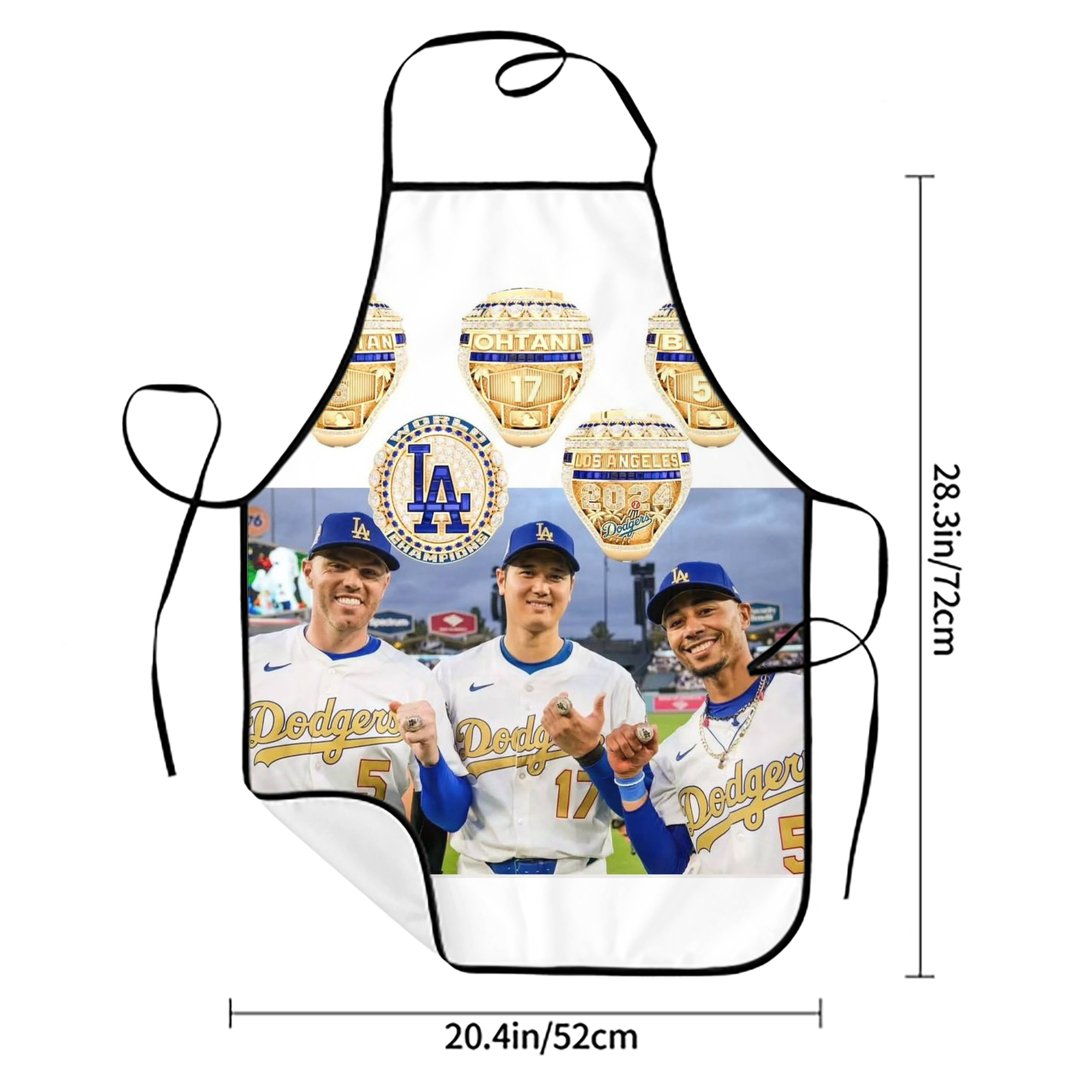  Stain-Resistant Polyester Apron With Pocket – Full Print, Waterproof, Anti-Wrinkle, Anti-Pilling – Ideal For Kitchen, BBQ, Restaurant, Salon & More