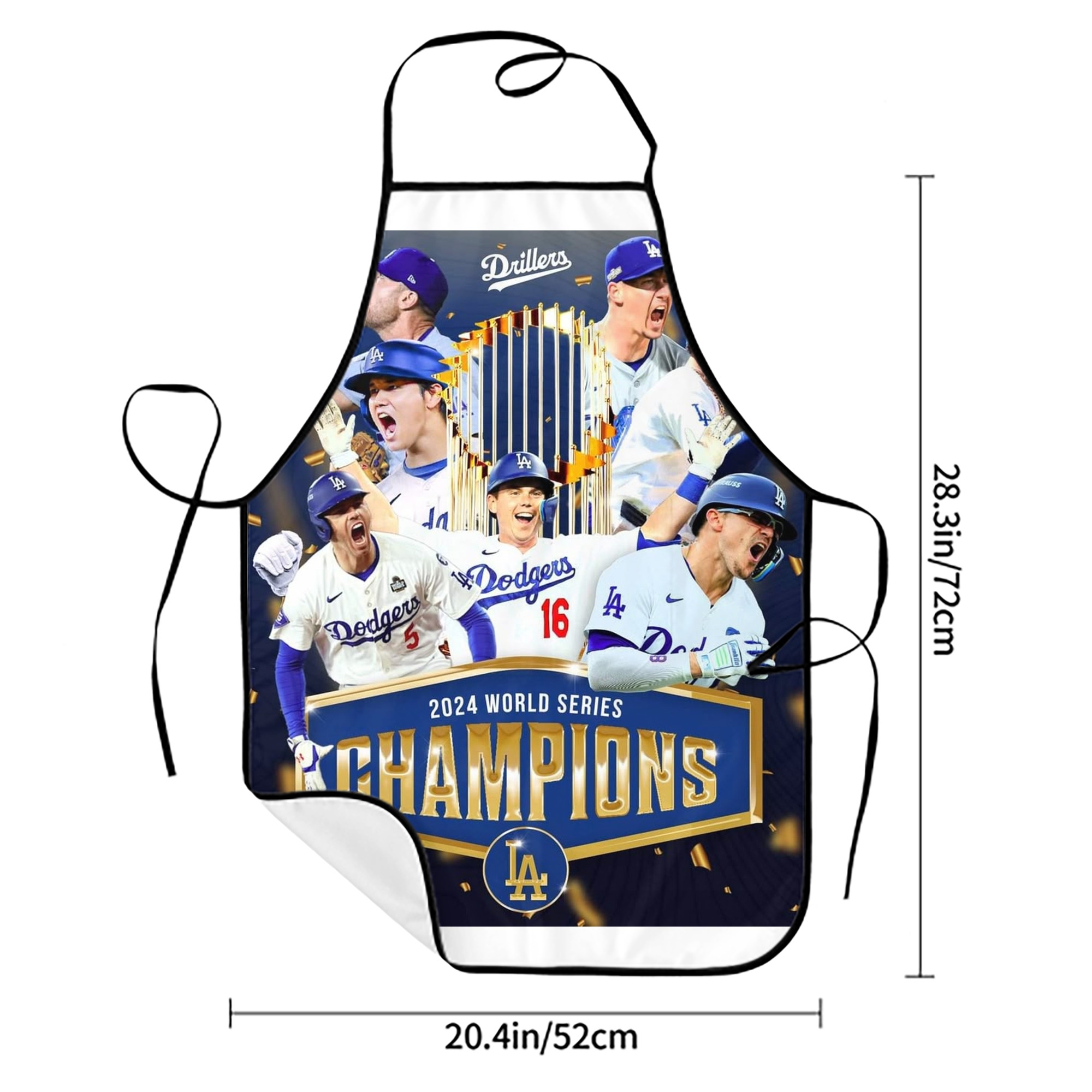  Stain-Resistant Polyester Apron With Pocket – Full Print, Waterproof, Anti-Wrinkle, Anti-Pilling – Ideal For Kitchen, BBQ, Restaurant, Salon & More