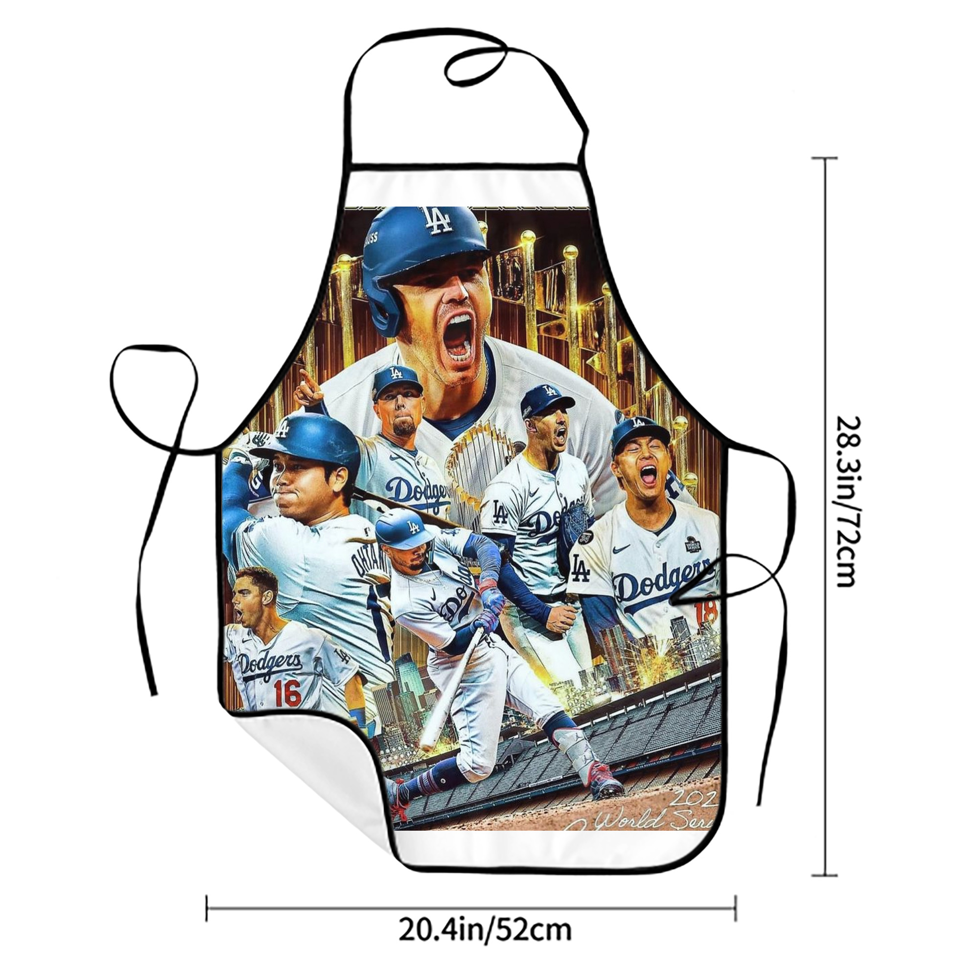  Stain-Resistant Polyester Apron With Pocket – Full Print, Waterproof, Anti-Wrinkle, Anti-Pilling – Ideal For Kitchen, BBQ, Restaurant, Salon & More