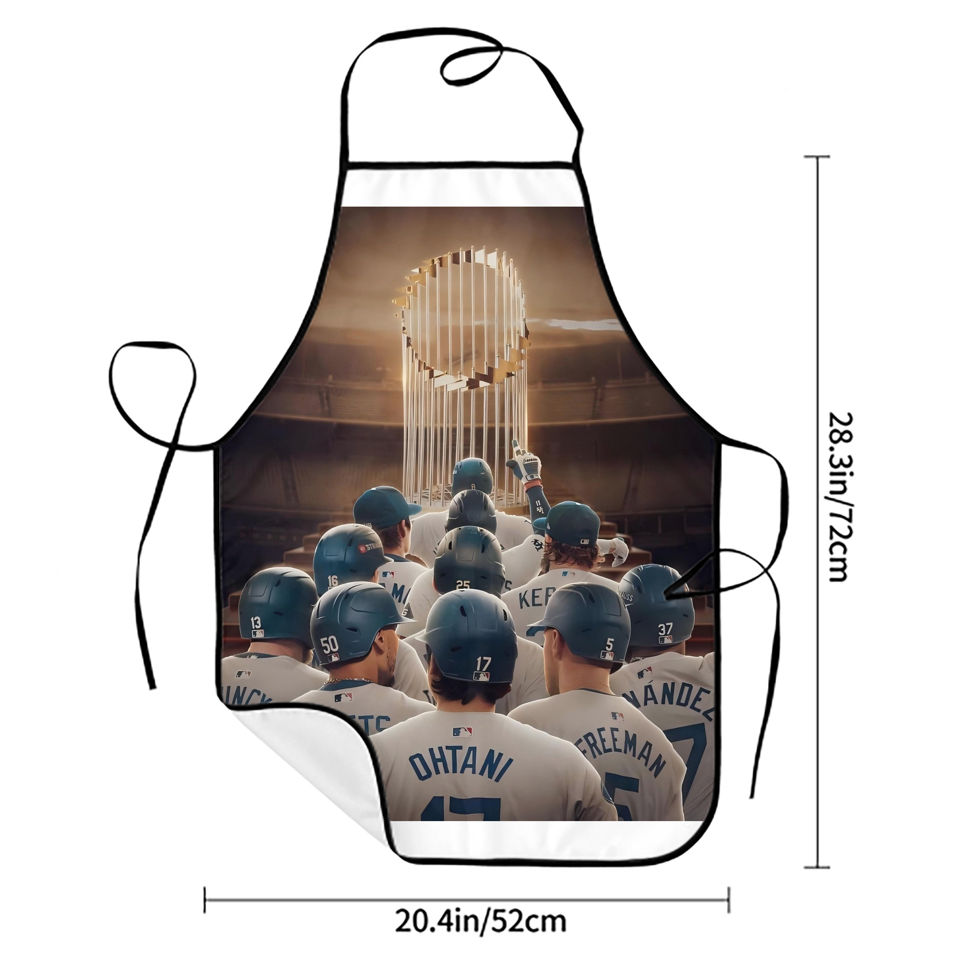  Stain-Resistant Polyester Apron With Pocket – Full Print, Waterproof, Anti-Wrinkle, Anti-Pilling – Ideal For Kitchen, BBQ, Restaurant, Salon & More