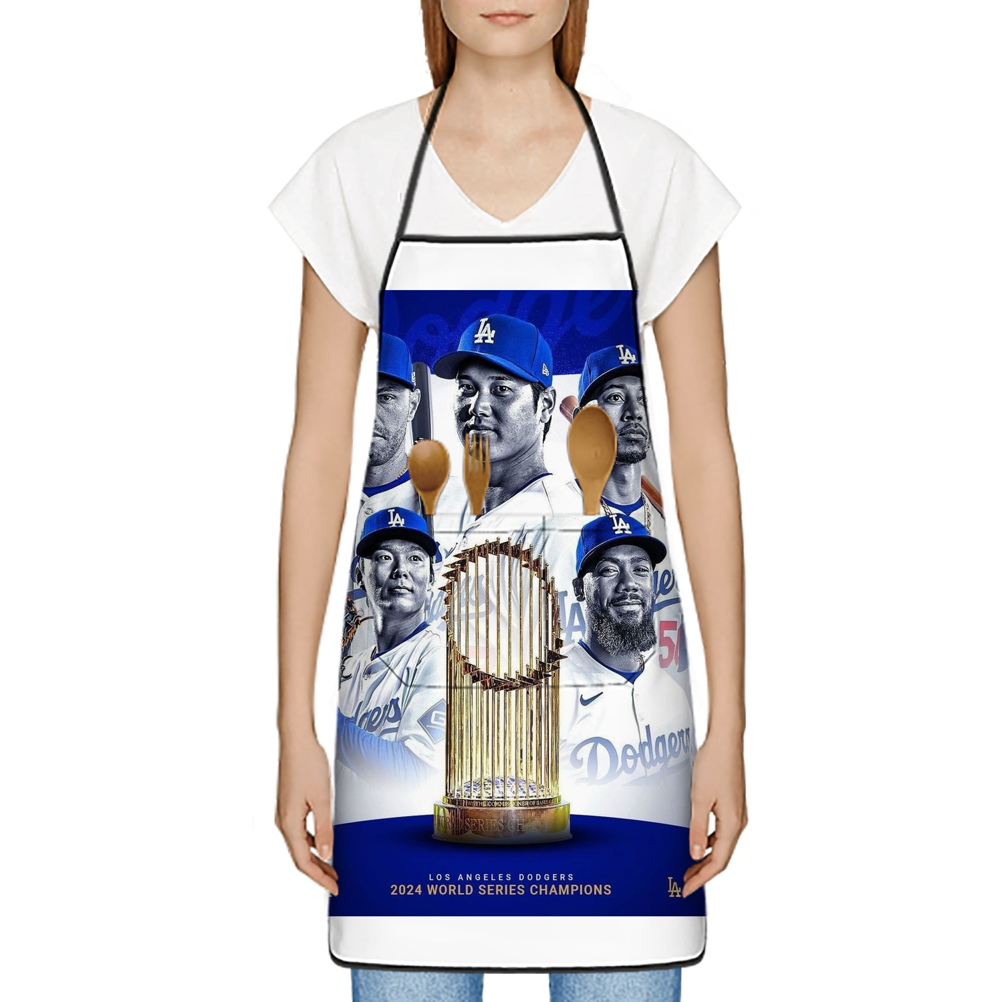  Stain-Resistant Polyester Apron With Pocket – Full Print, Waterproof, Anti-Wrinkle, Anti-Pilling – Ideal For Kitchen, BBQ, Restaurant, Salon & More
