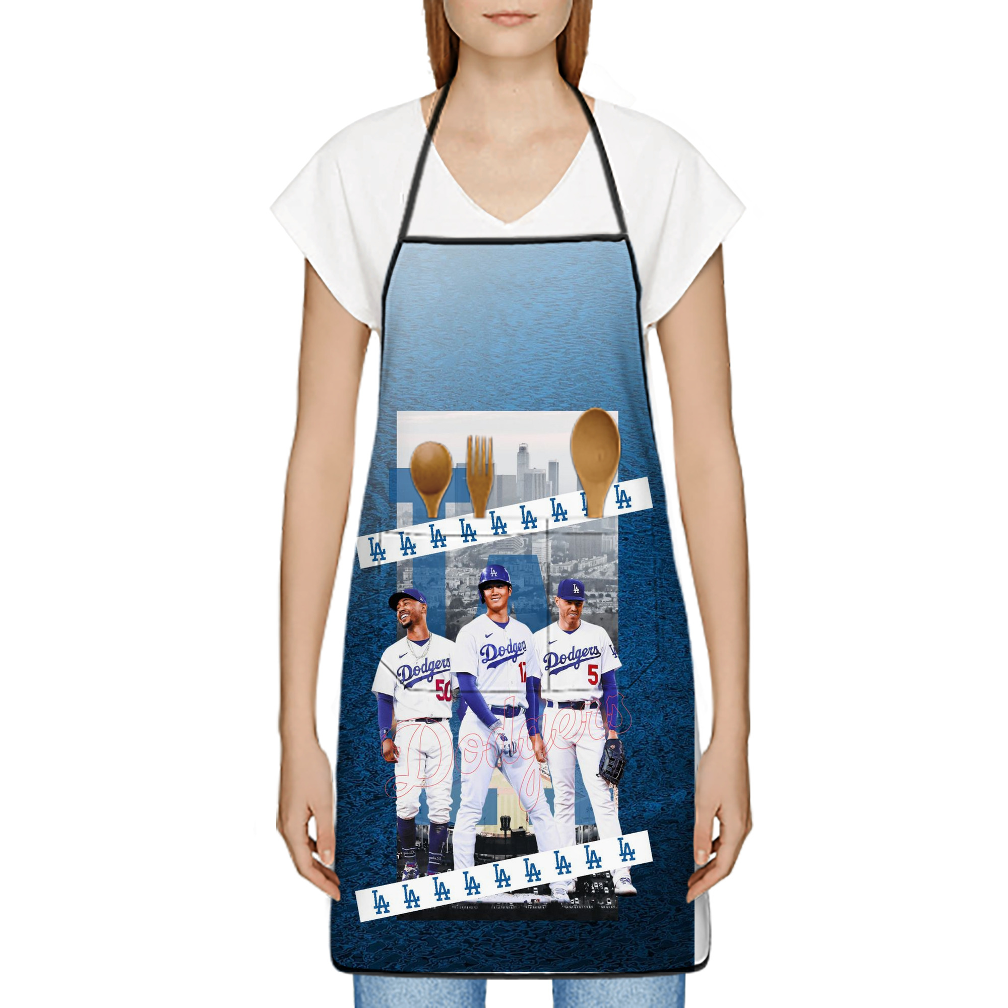  Stain-Resistant Polyester Apron With Pocket – Full Print, Waterproof, Anti-Wrinkle, Anti-Pilling – Ideal For Kitchen, BBQ, Restaurant, Salon & More