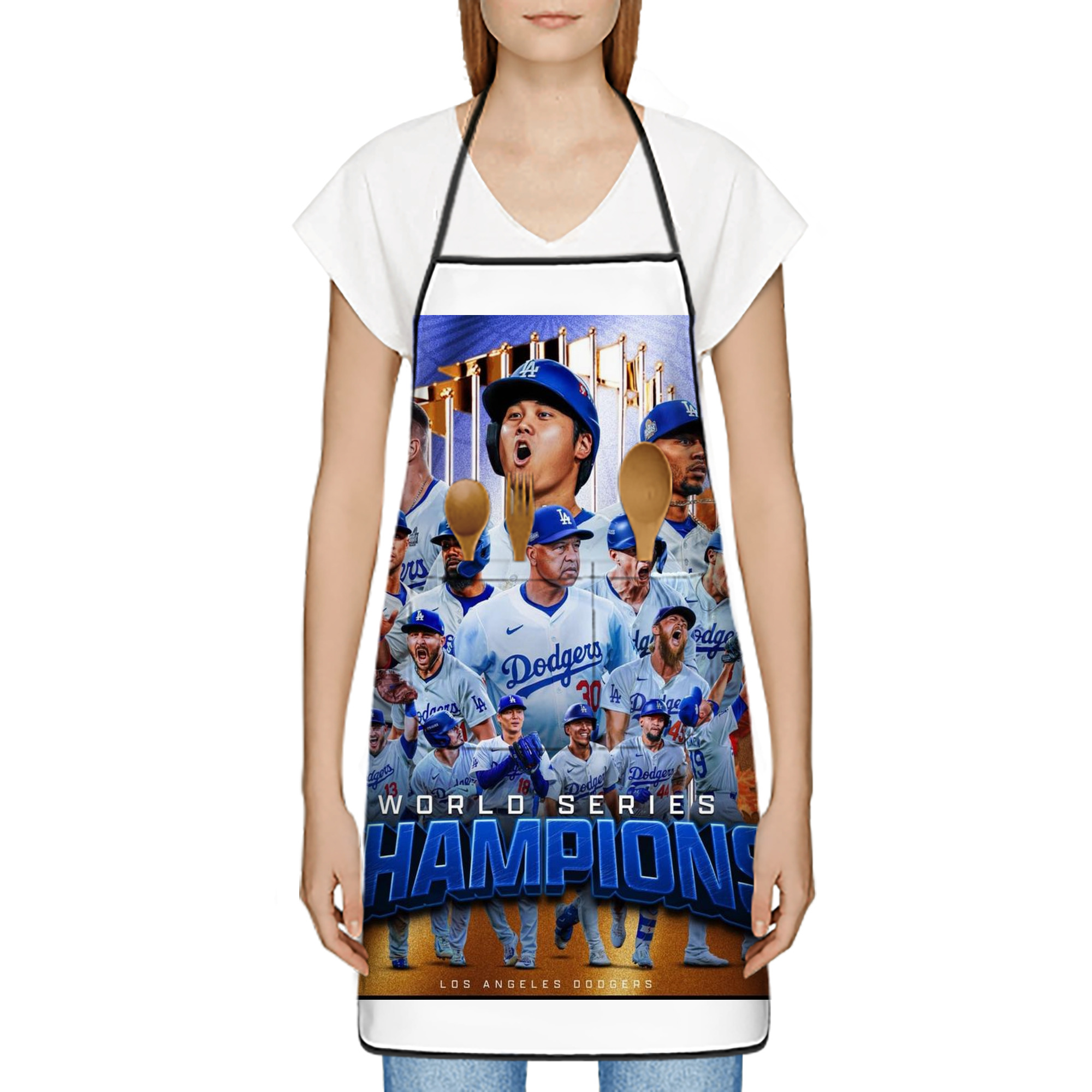  Stain-Resistant Polyester Apron With Pocket – Full Print, Waterproof, Anti-Wrinkle, Anti-Pilling – Ideal For Kitchen, BBQ, Restaurant, Salon & More