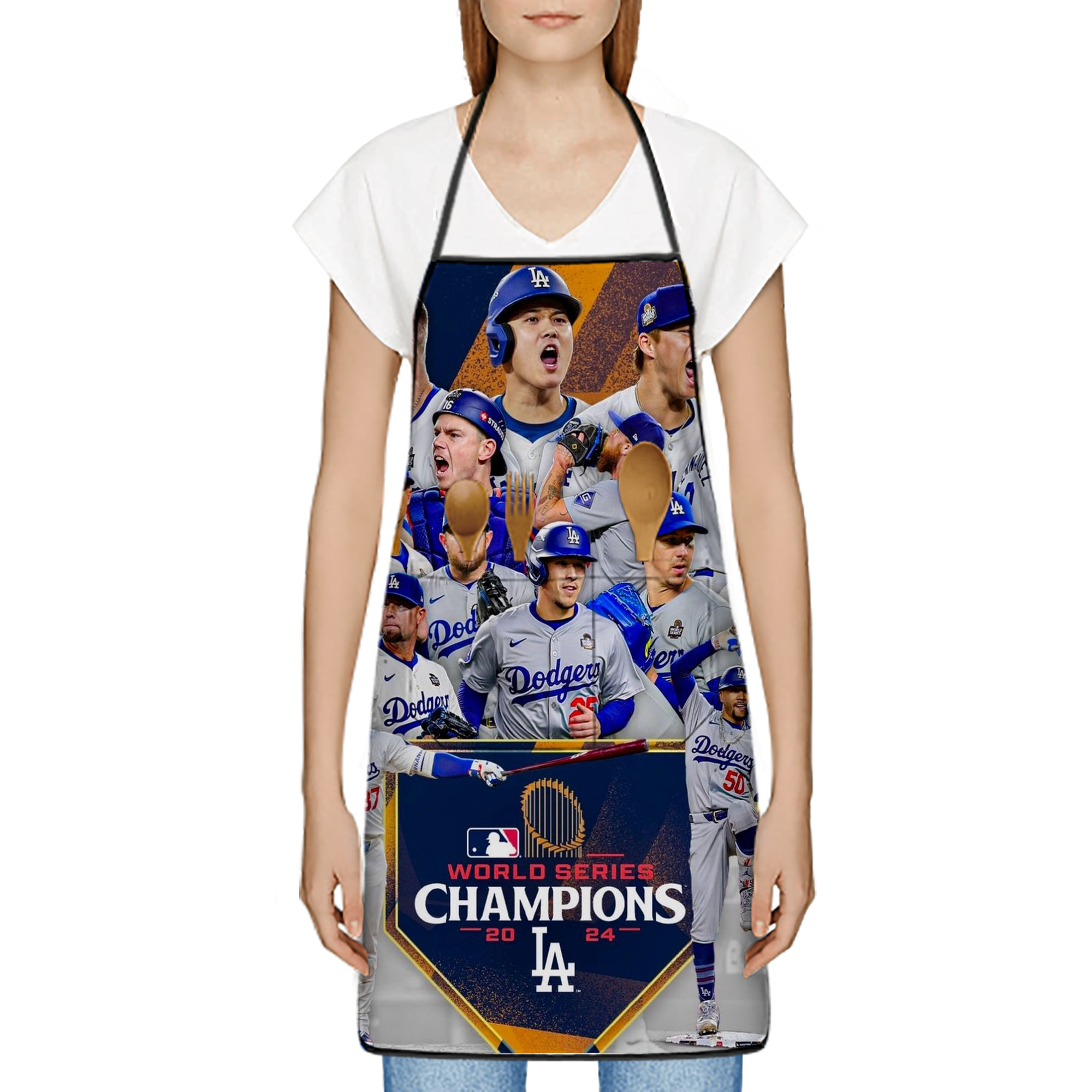  Stain-Resistant Polyester Apron With Pocket – Full Print, Waterproof, Anti-Wrinkle, Anti-Pilling – Ideal For Kitchen, BBQ, Restaurant, Salon & More