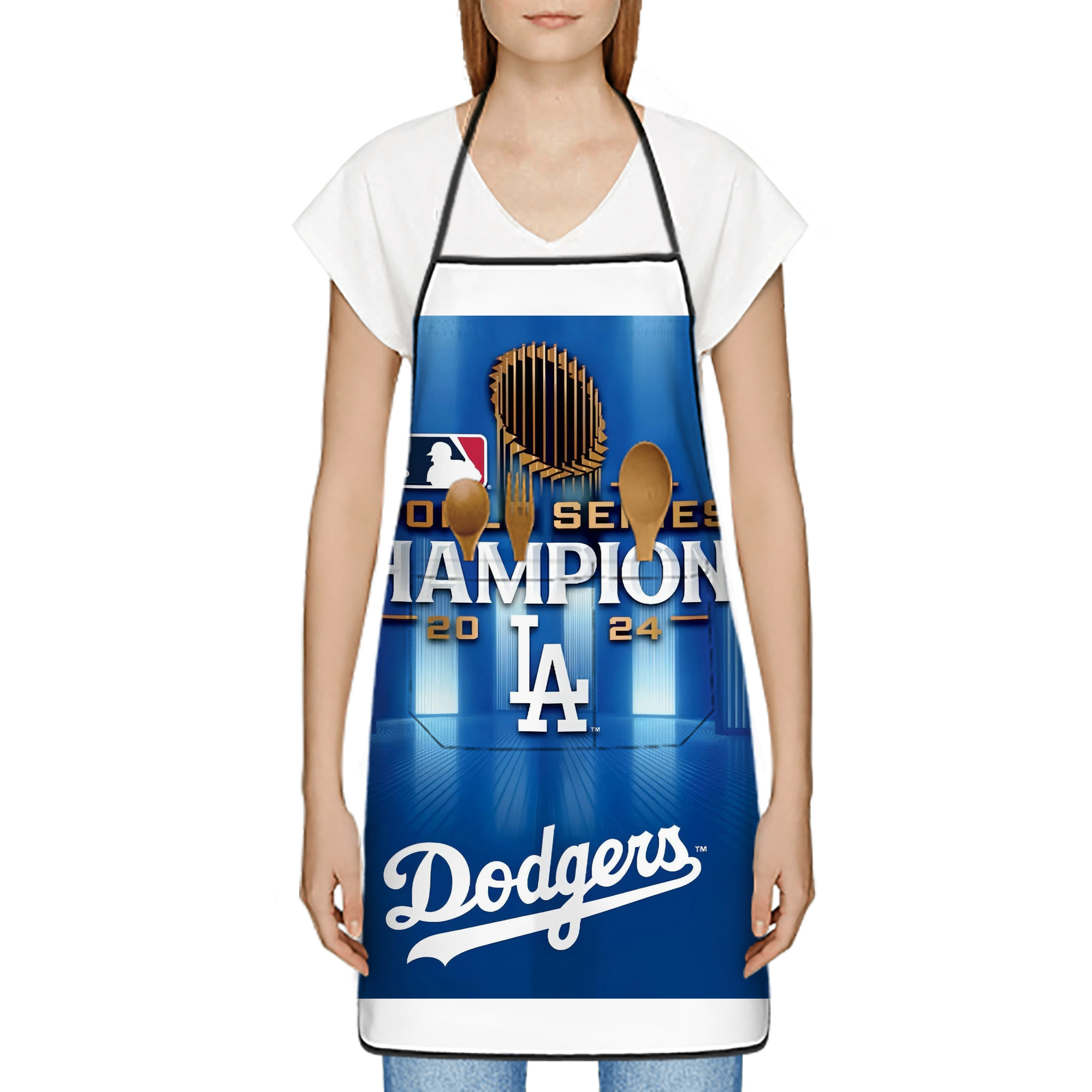  Stain-Resistant Polyester Apron With Pocket – Full Print, Waterproof, Anti-Wrinkle, Anti-Pilling – Ideal For Kitchen, BBQ, Restaurant, Salon & More