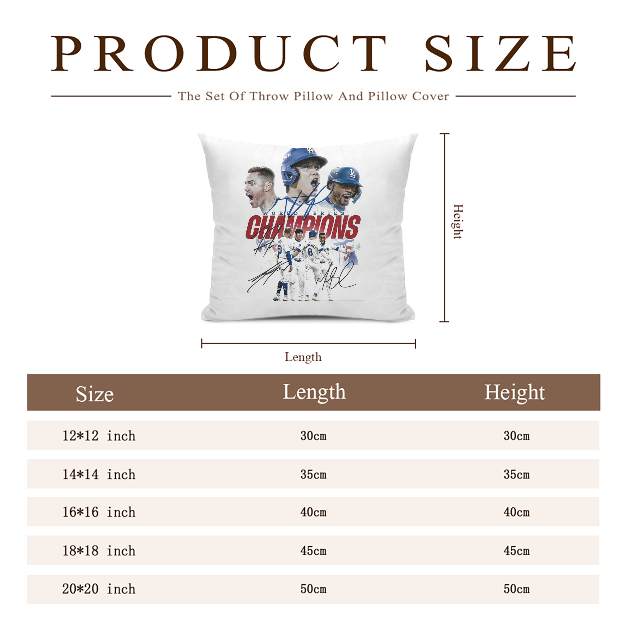  Soft Polyester Pillow Cover With Insert – Double-Sided Design, Invisible Zipper, Durable & Breathable – Easy Care Cushion Set