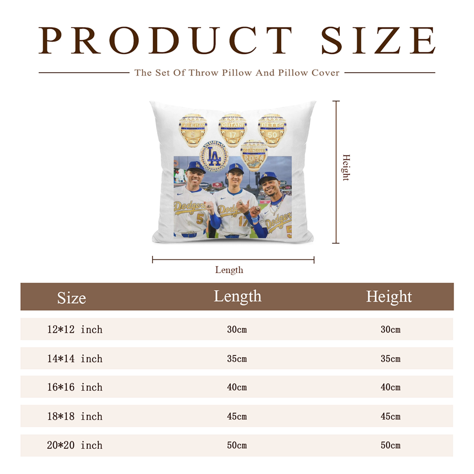  Soft Polyester Pillow Cover With Insert – Double-Sided Design, Invisible Zipper, Durable & Breathable – Easy Care Cushion Set