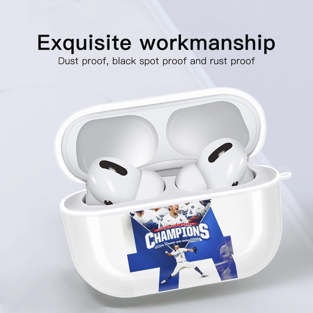  AirPods Pro Hard Case White With Keychain, Durable Flexible PC, Precise Cutouts, Anti-Fingerprint, Yellowing & Scratch Resistant, Full Protection, Washable