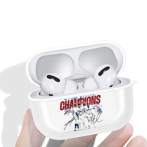  AirPods Pro Hard Case White With Keychain, Durable Flexible PC, Precise Cutouts, Anti-Fingerprint, Yellowing & Scratch Resistant, Full Protection, Washable