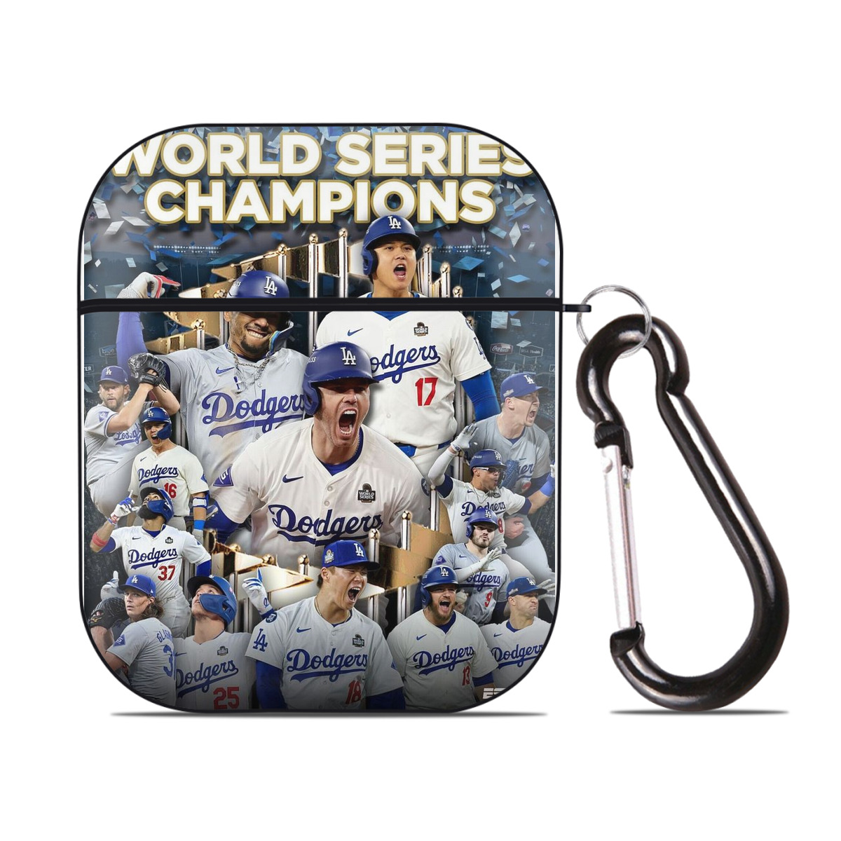  AirPods 2 Case Hard Shell Black, Flexible PC Material, Precise Cutouts, Full Protection, Anti-Fingerprint, Washable, Includes Keychain – Durable & Slim Design