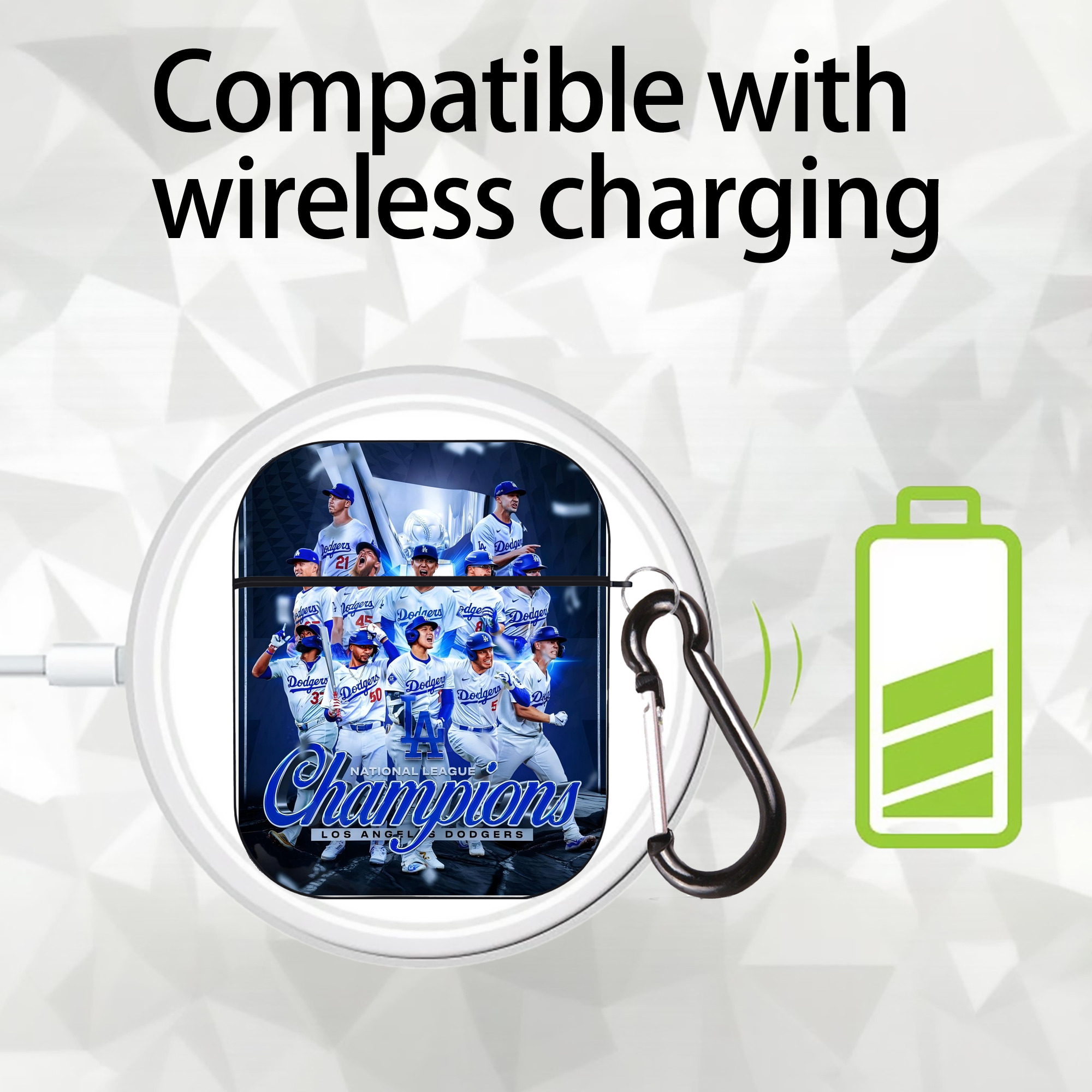  AirPods 2 Case Hard Shell Black, Flexible PC Material, Precise Cutouts, Full Protection, Anti-Fingerprint, Washable, Includes Keychain – Durable & Slim Design