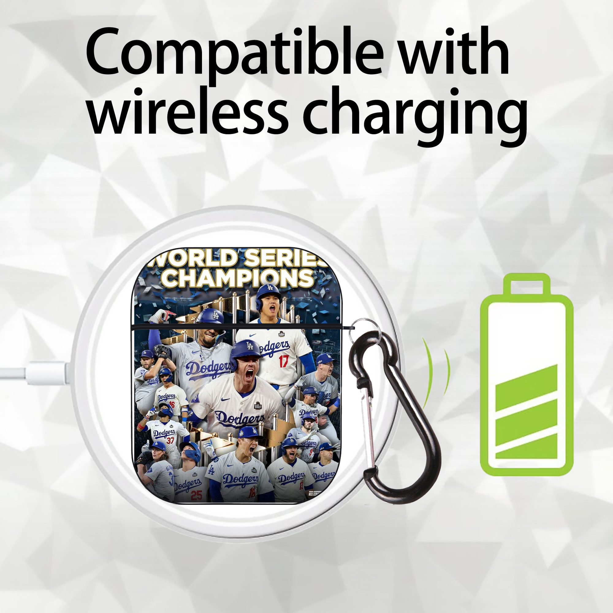  AirPods 2 Case Hard Shell Black, Flexible PC Material, Precise Cutouts, Full Protection, Anti-Fingerprint, Washable, Includes Keychain – Durable & Slim Design