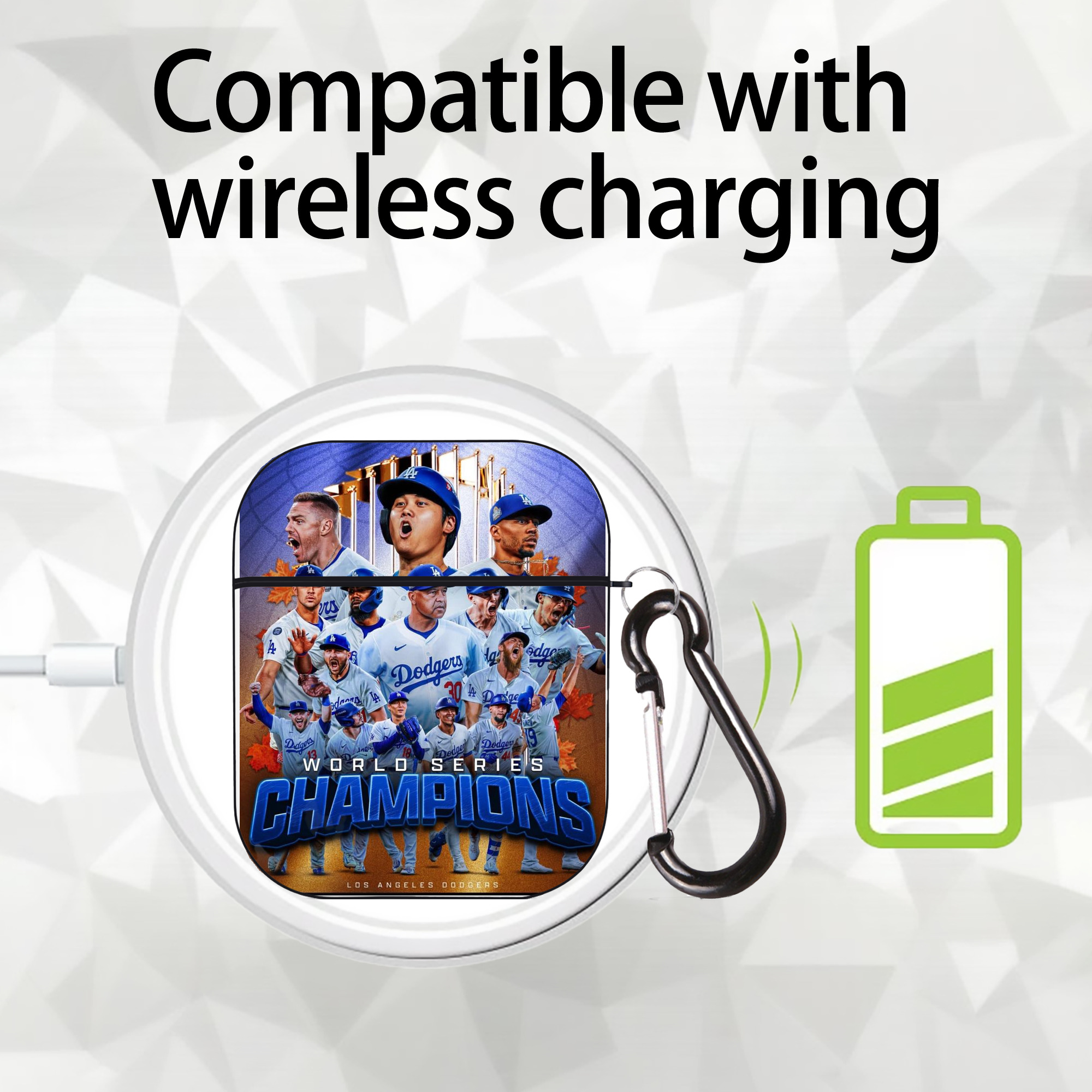  AirPods 2 Case Hard Shell Black, Flexible PC Material, Precise Cutouts, Full Protection, Anti-Fingerprint, Washable, Includes Keychain – Durable & Slim Design