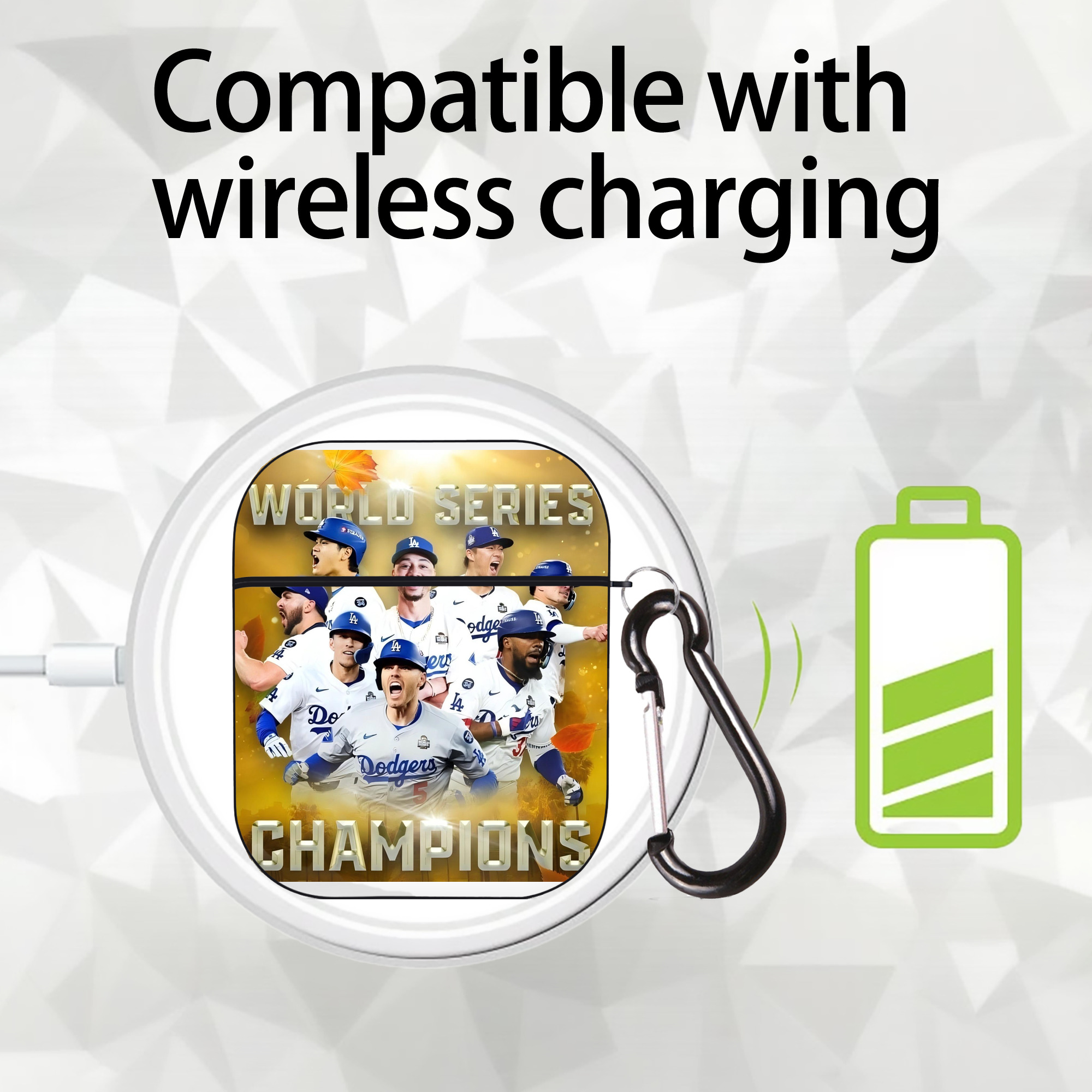  AirPods 2 Case Hard Shell Black, Flexible PC Material, Precise Cutouts, Full Protection, Anti-Fingerprint, Washable, Includes Keychain – Durable & Slim Design