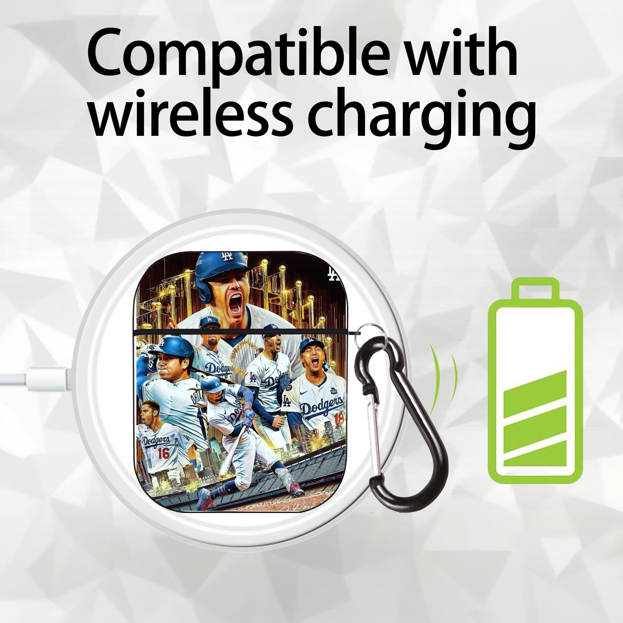  AirPods 2 Case Hard Shell Black, Flexible PC Material, Precise Cutouts, Full Protection, Anti-Fingerprint, Washable, Includes Keychain – Durable & Slim Design