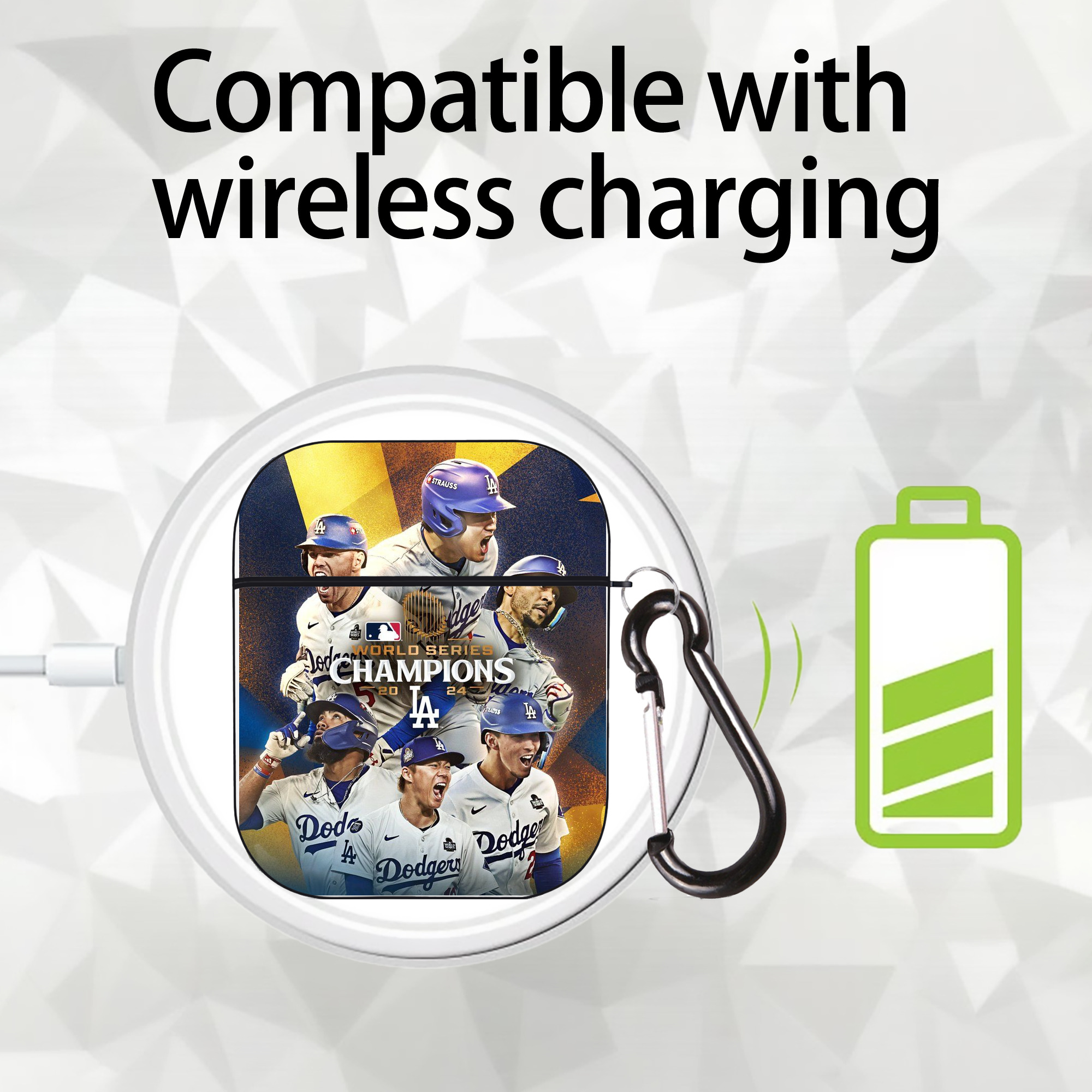  AirPods 2 Case Hard Shell Black, Flexible PC Material, Precise Cutouts, Full Protection, Anti-Fingerprint, Washable, Includes Keychain – Durable & Slim Design