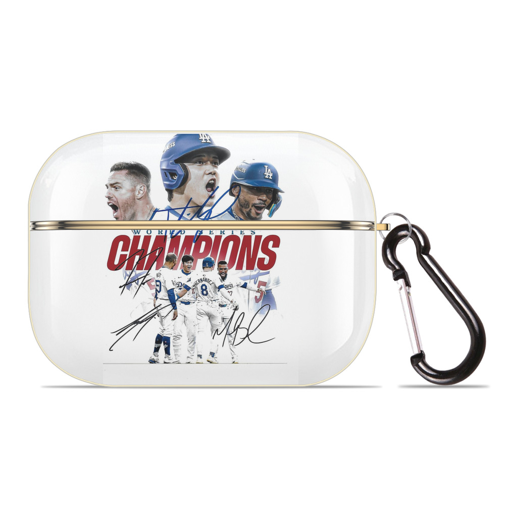  Luxury Gold AirPods Pro Case With Keychain, Flexible PC Material, Full Protection, Precise Cutouts, Anti-Fingerprint, Washable, Durable Design