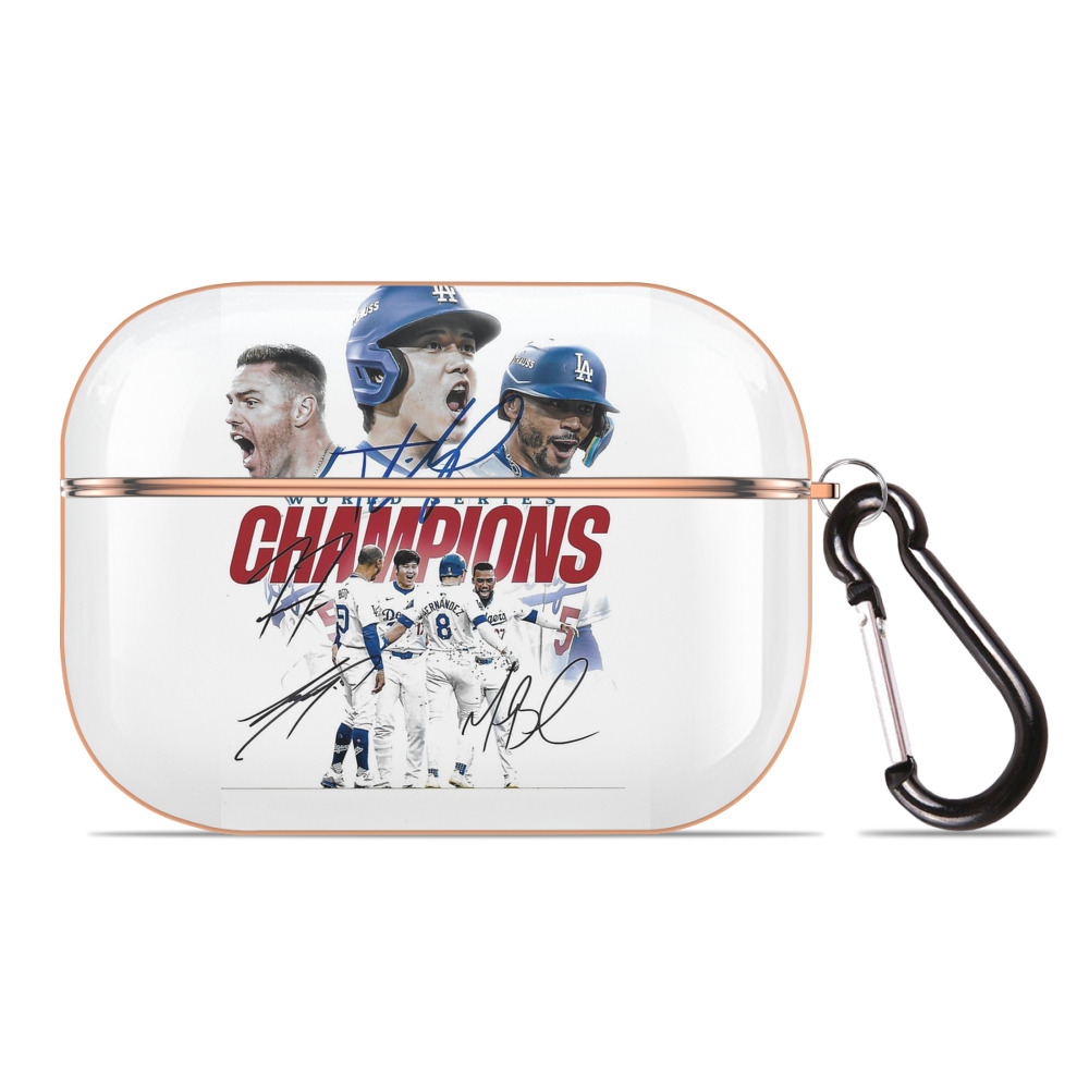  AirPods Pro Protective Case Rose Gold, Flexible PC Material, Precise Fit, Anti-Slip Cover, Full Protection, Fingerprint Resistant, Washable With Keychain