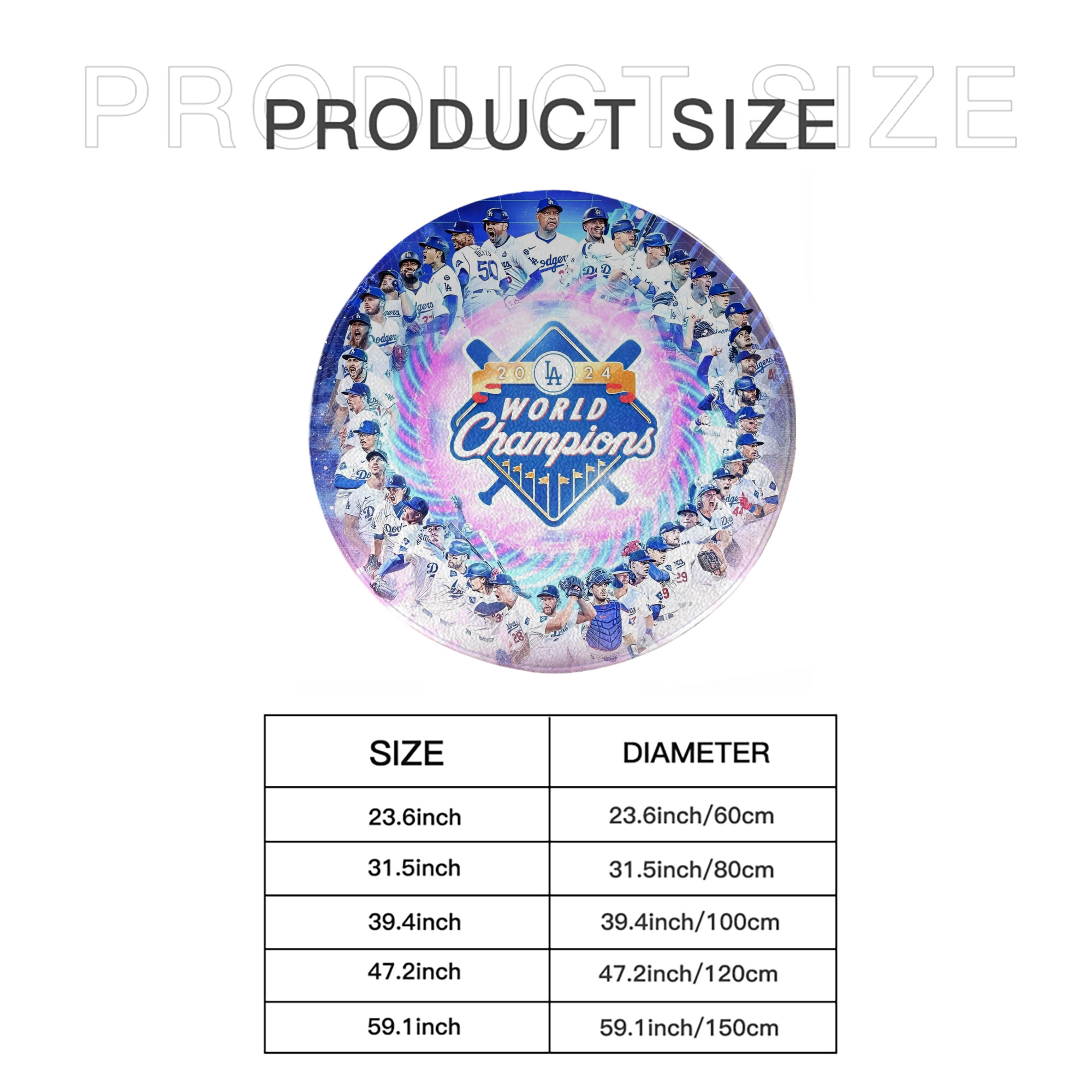  Round Floor Mat – Soft Flannel & High-Density Sponge Core – Non-Slip Dot Backing – Durable Stitched Edges – Quick-Dry & Breathable – Perfect For Home, Bathroom & Living Room