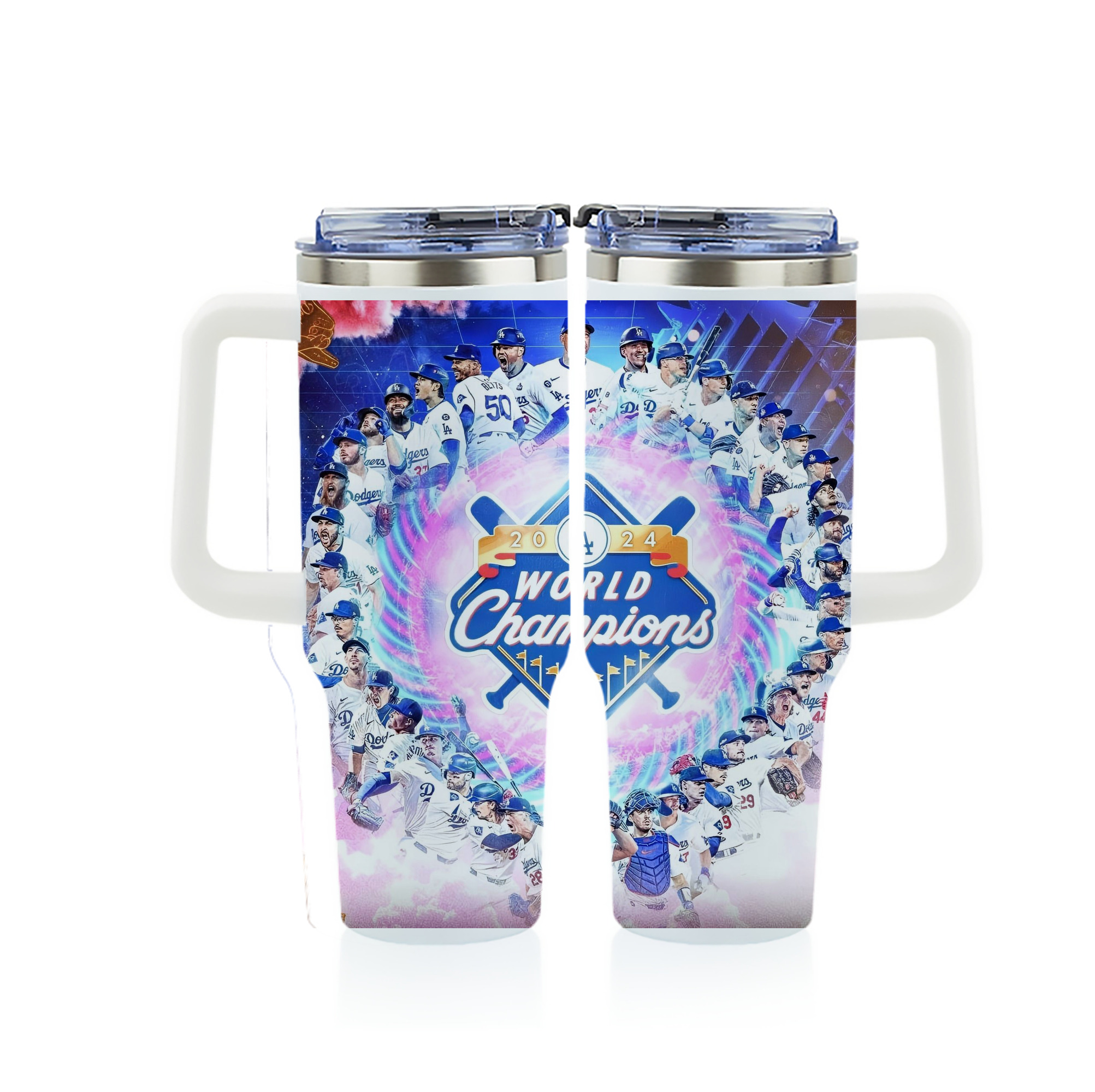  40oz Full Wrap Car Tumbler – Durable Stainless Steel Travel Mug With Vibrant UV Print – Double Wall Insulated, Fits Most Car Cup Holders