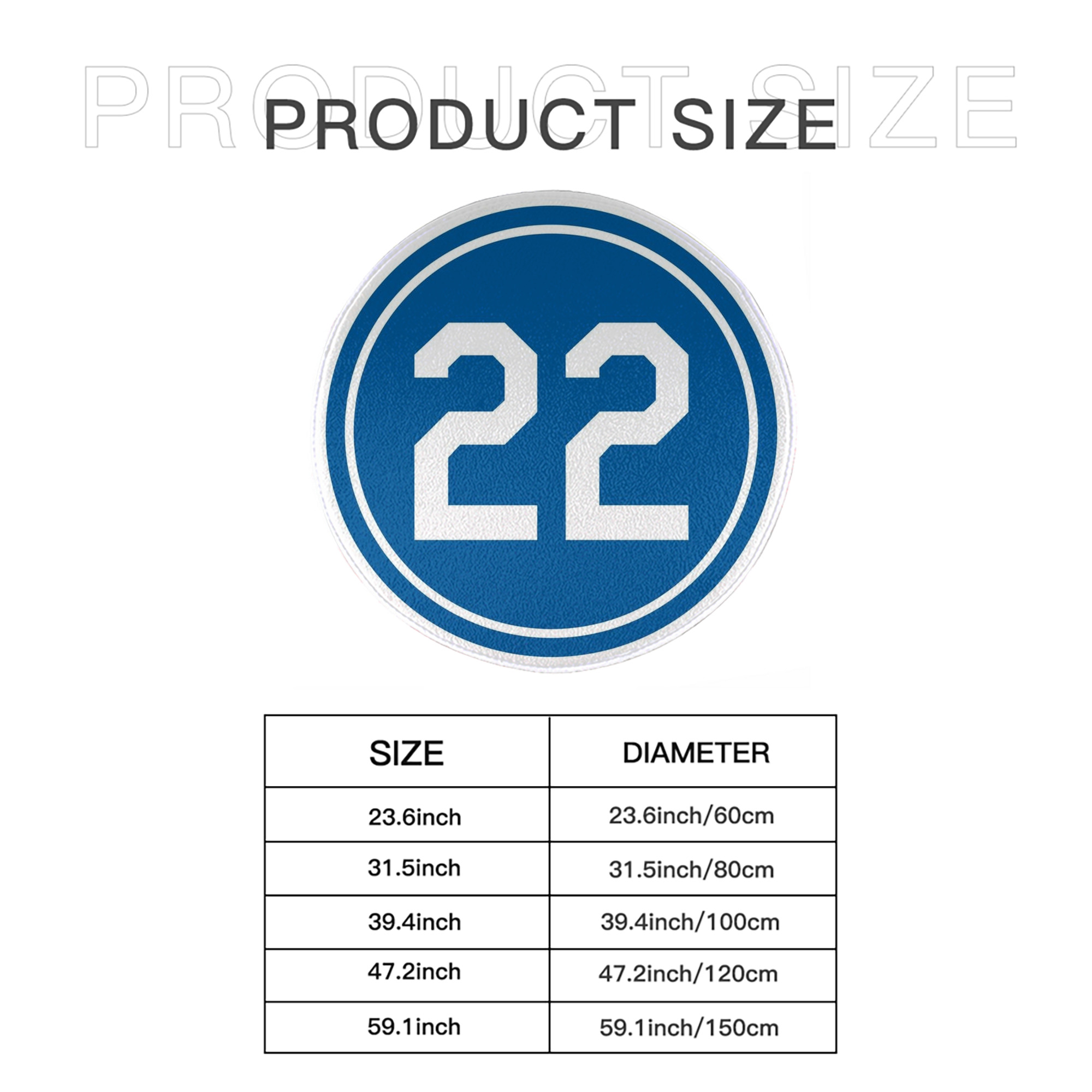  Round Floor Mat – Soft Flannel & High-Density Sponge Core – Non-Slip Dot Backing – Durable Stitched Edges – Quick-Dry & Breathable – Perfect For Home, Bathroom & Living Room