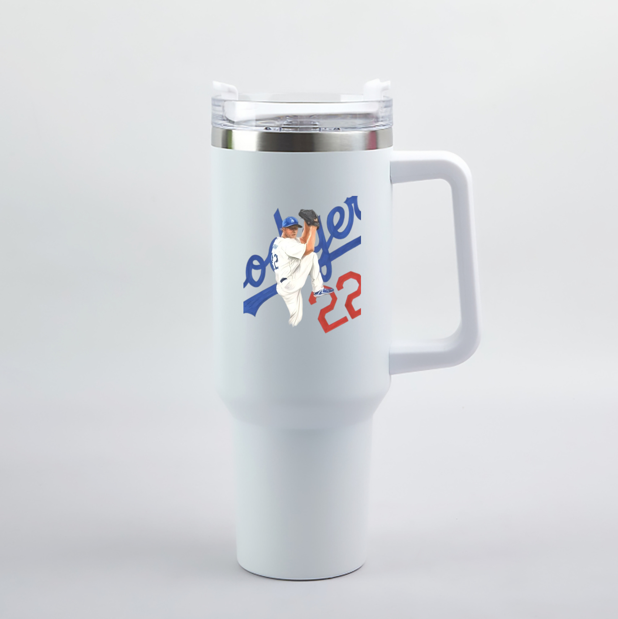  40oz Handle Car Tumbler – Durable Stainless Steel Travel Mug With UV Print – Double Wall Insulated, Fits Most Car Cup Holders