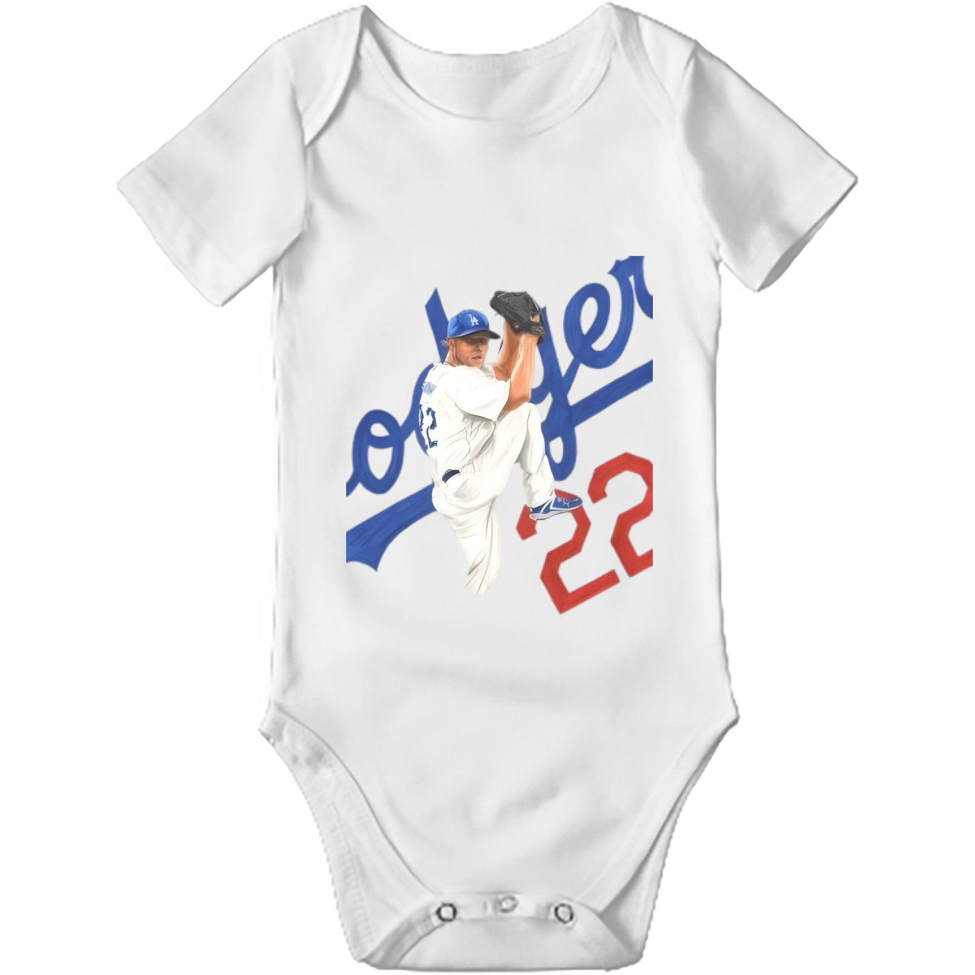  Baby Short Sleeve Romper – 100% Cotton Soft & Breathable Digital Print Onesie With Easy Snap Closure And Envelope Shoulder – Comfortable For Daily Wear & Travel