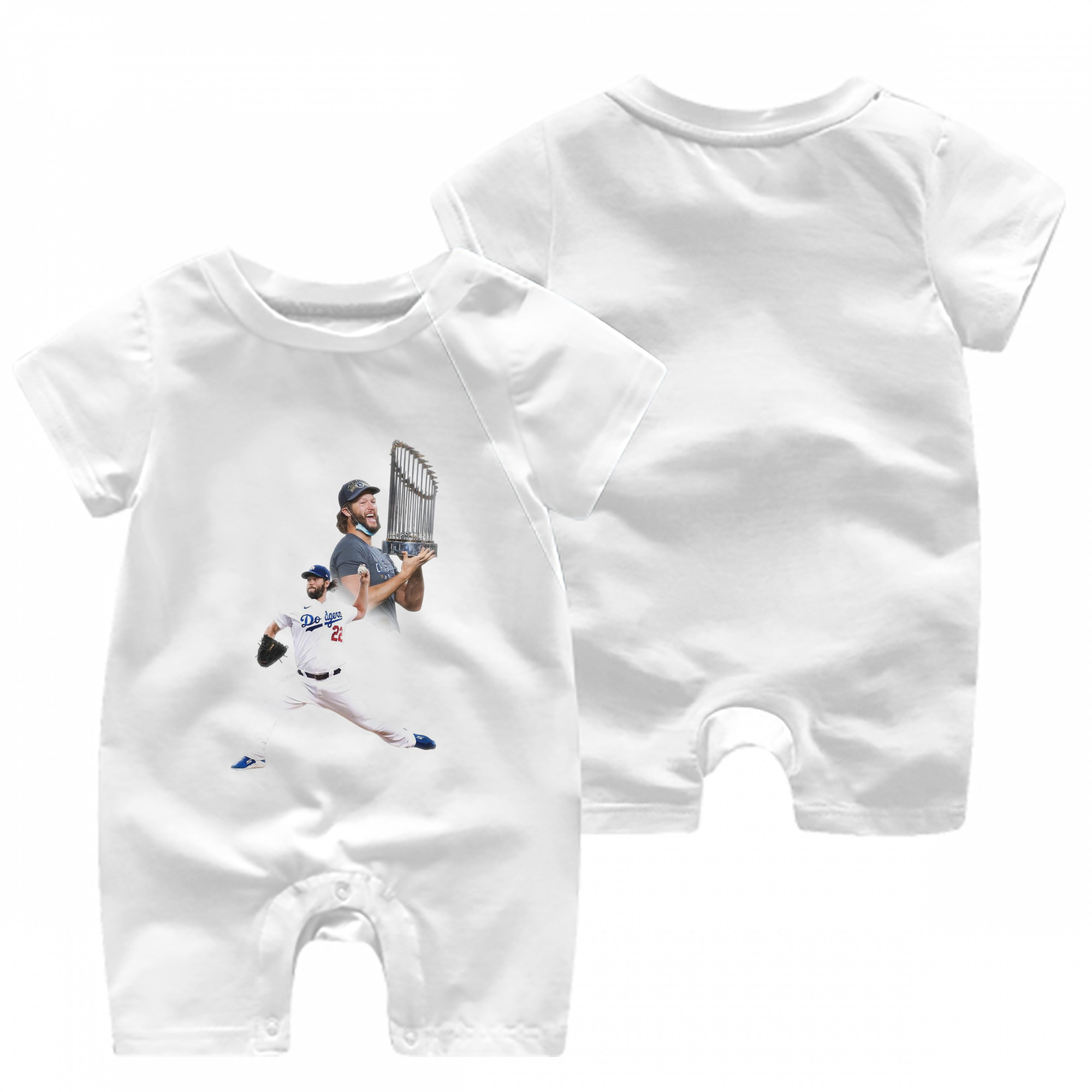  Baby Short Sleeve Onesie – 100% Cotton Soft & Breathable Digital Print Romper – Double-Sided Print, Snap Closure For Easy Diaper Changes – Comfortable For Boys & Girls