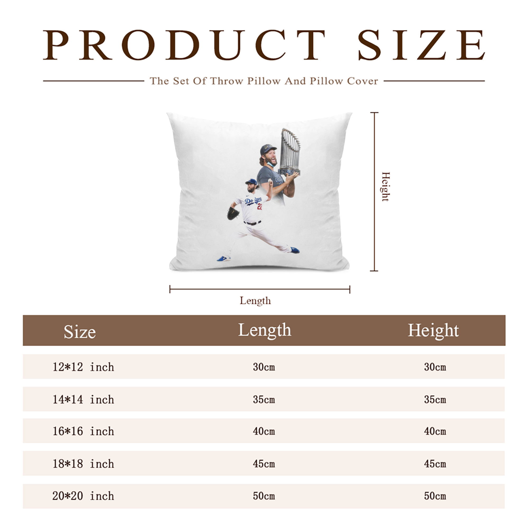  Soft Polyester Pillow Cover With Insert – Double-Sided Design, Invisible Zipper, Durable & Breathable – Easy Care Cushion Set