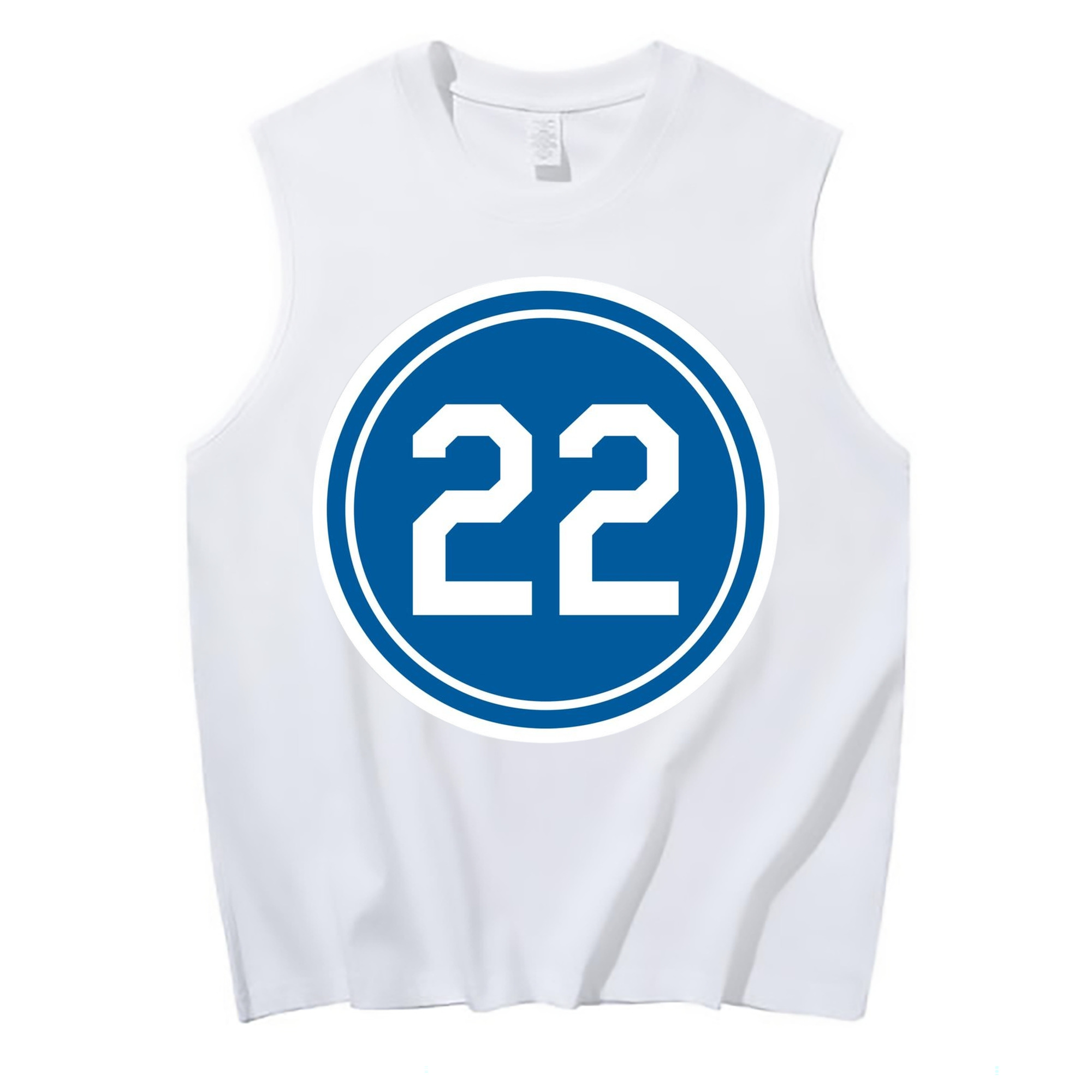  210g Combed Cotton Tank Top With Front Heat Transfer Print – Soft, Lightweight, Fitted Design – Stylish & Comfortable Casual Wear For Sports & Everyday Use