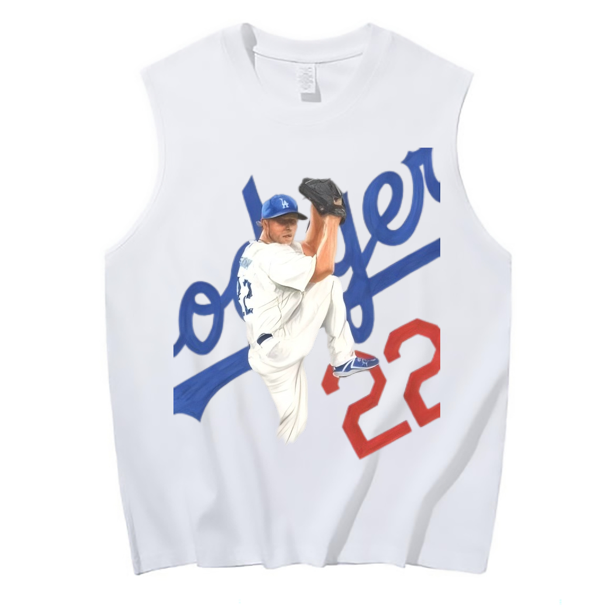  210g Combed Cotton Tank Top With Front Heat Transfer Print – Soft, Lightweight, Fitted Design – Stylish & Comfortable Casual Wear For Sports & Everyday Use