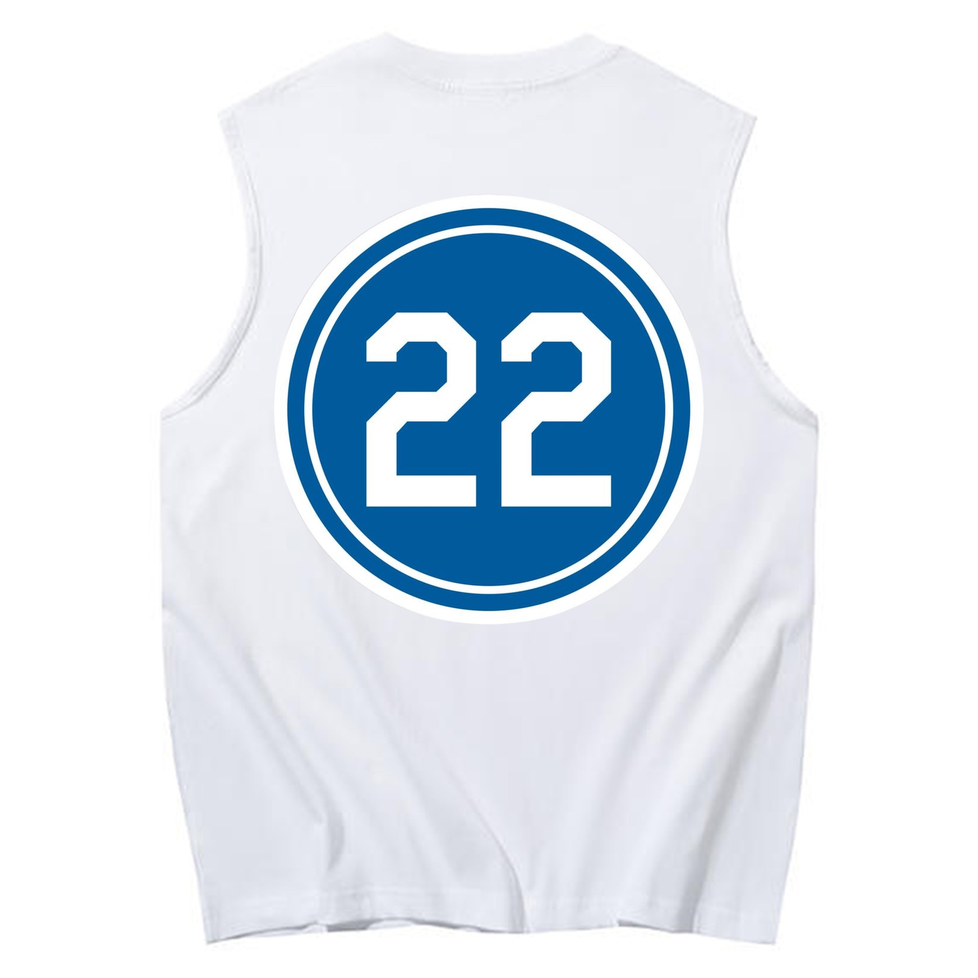  230g Pure Cotton Tank Top With Back Heat Transfer Print – Soft, Lightweight, Fitted Design – Stylish & Comfortable Casual Wear For Sports & Everyday Use