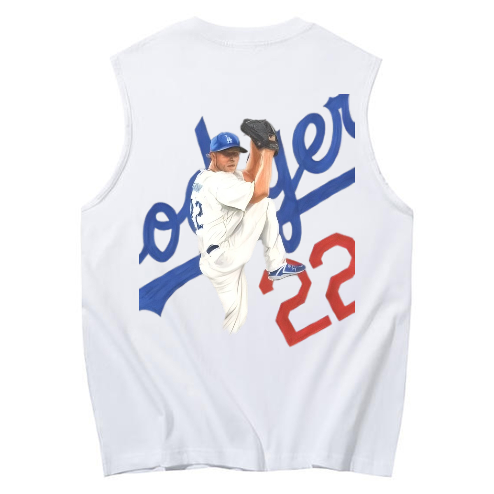  230g Pure Cotton Tank Top With Back Heat Transfer Print – Soft, Lightweight, Fitted Design – Stylish & Comfortable Casual Wear For Sports & Everyday Use