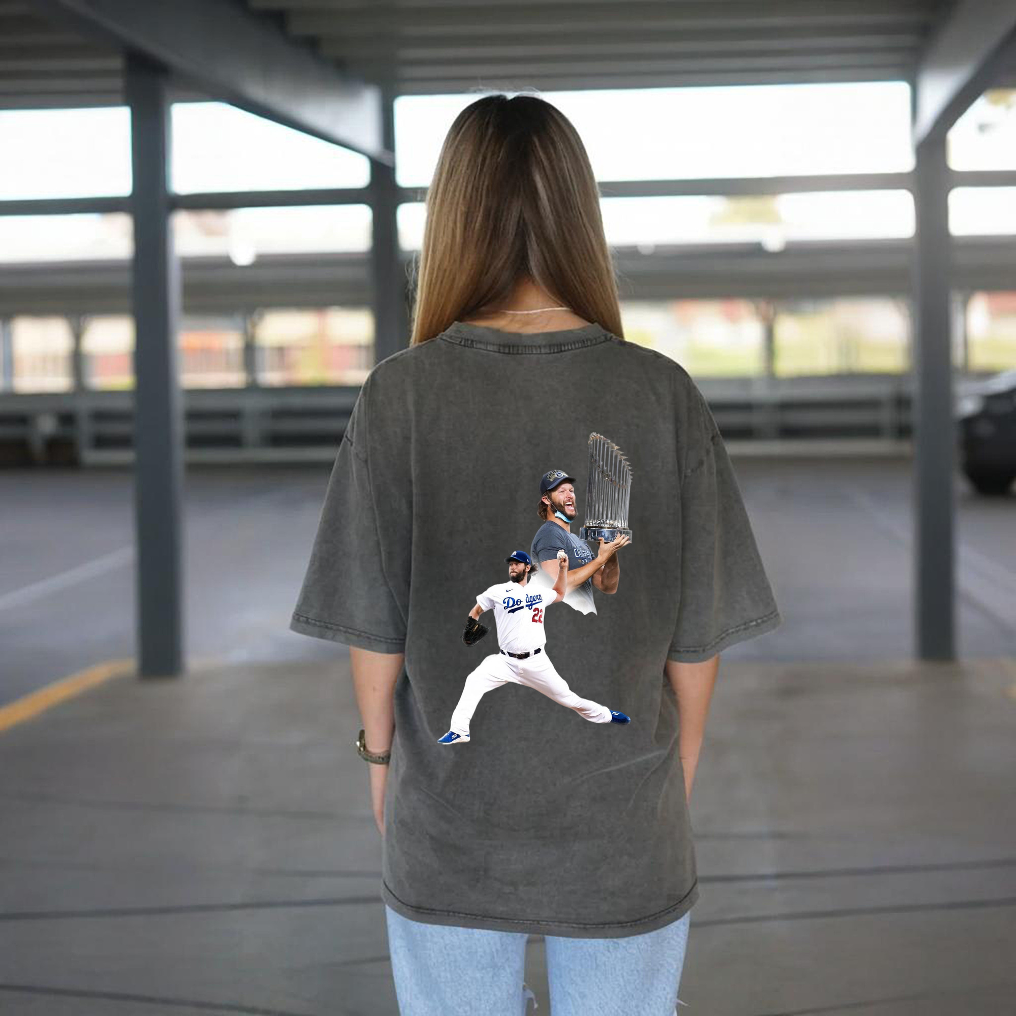  Washed Vintage 230g Cotton Oversized T-Shirt With Back Heat Transfer Print – Soft, Lightweight & Stylish – Comfortable Casual Wear For Sports & Everyday Use